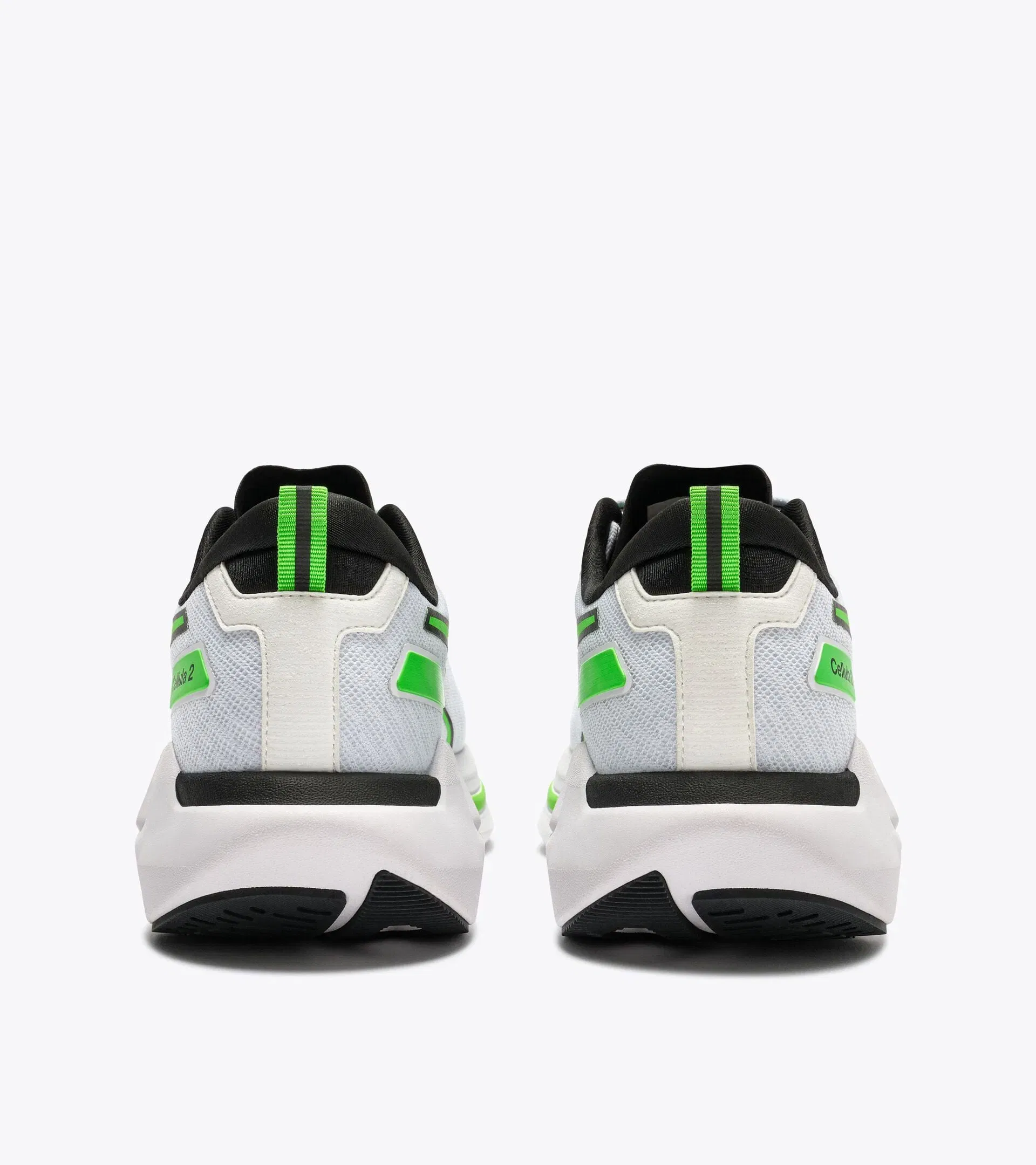 Diadora Cellula 2 White/Black/Green Fl