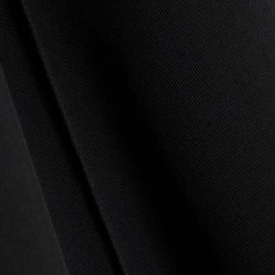 Black Frilled Trim Wide Leg Joggers