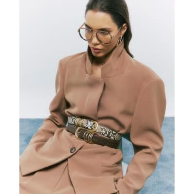 Brown Oversized Blazer