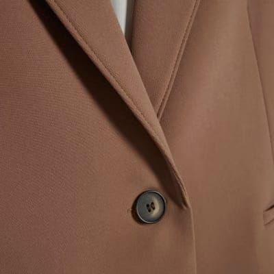 Brown Oversized Blazer