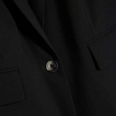 Black Single Breasted Blazer