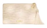 BVLGARI white clutch envelope cosmetic bag