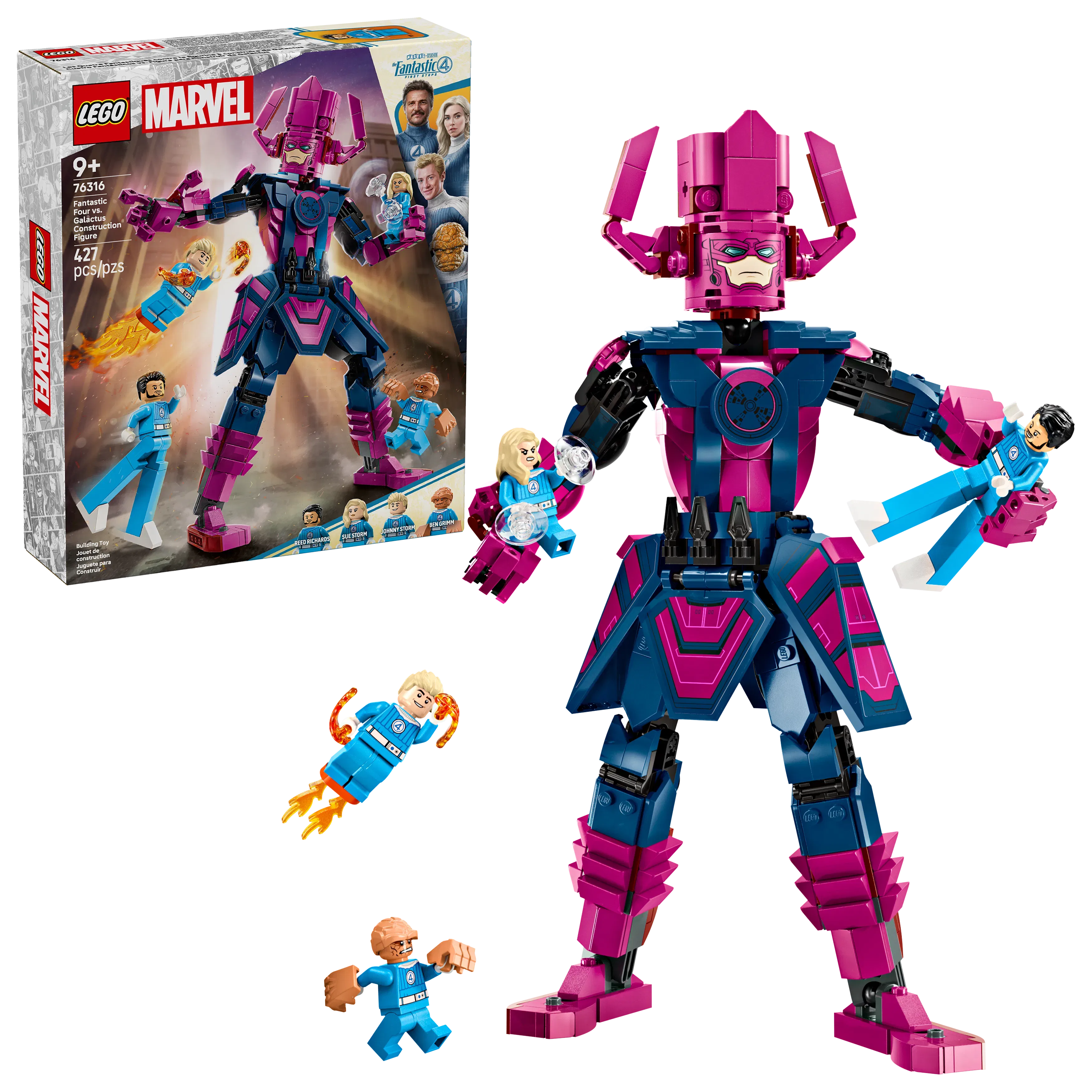 Lego Fantastic Four vs Galactus Construction Figure