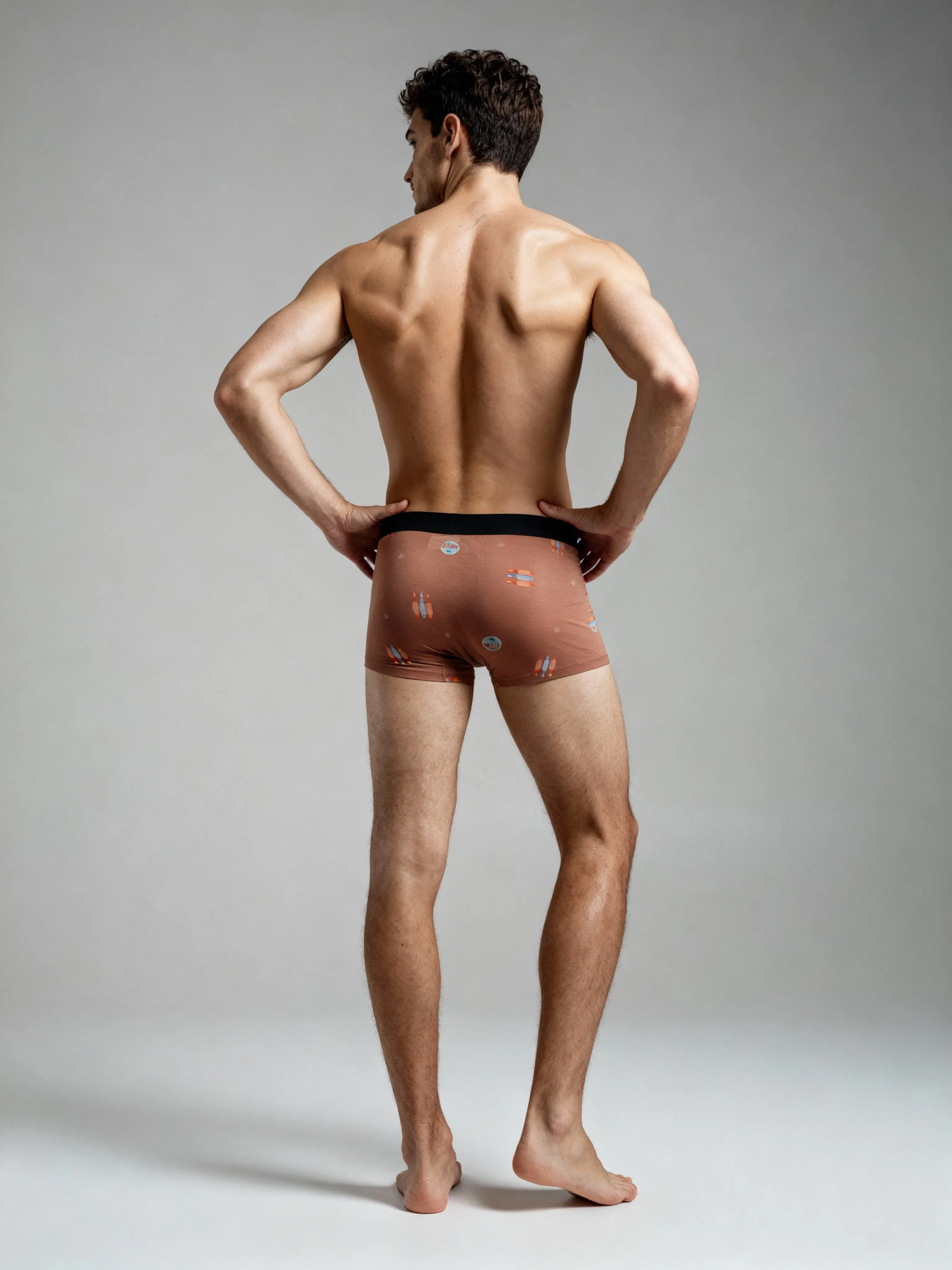 Men V Walks Limo Zen printed Luxury Elastic Trunk by Manaca