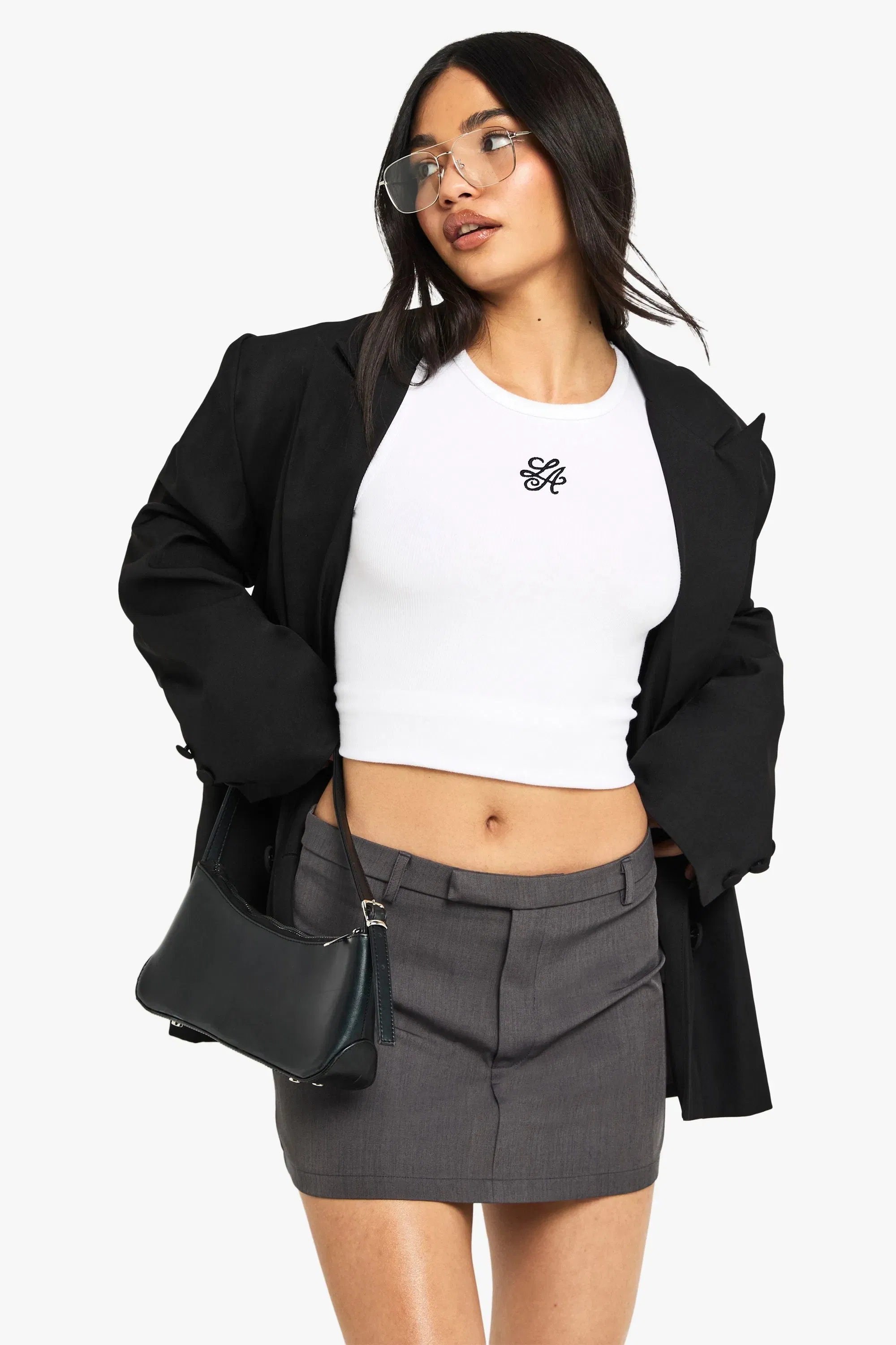 Tailored Mini Skirt