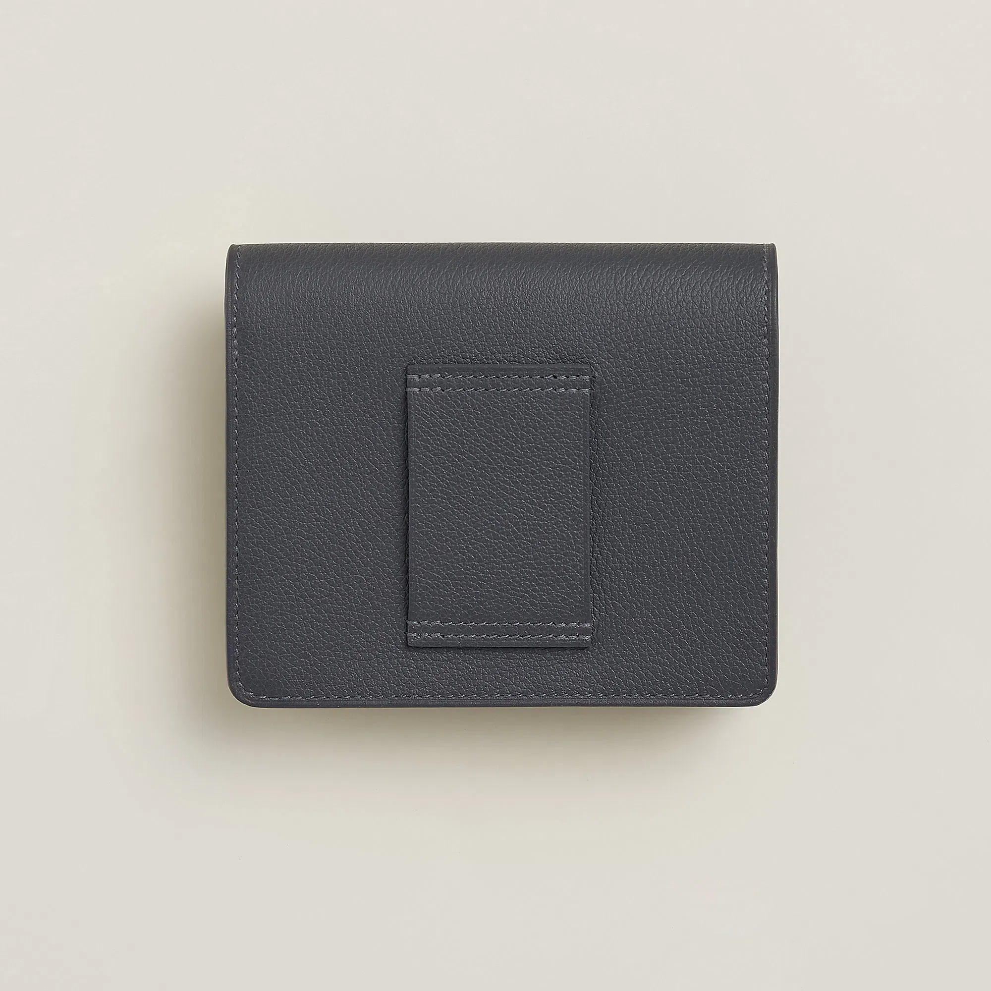 Hermes Roulis Slim Bi Wallet Bleu Glacier