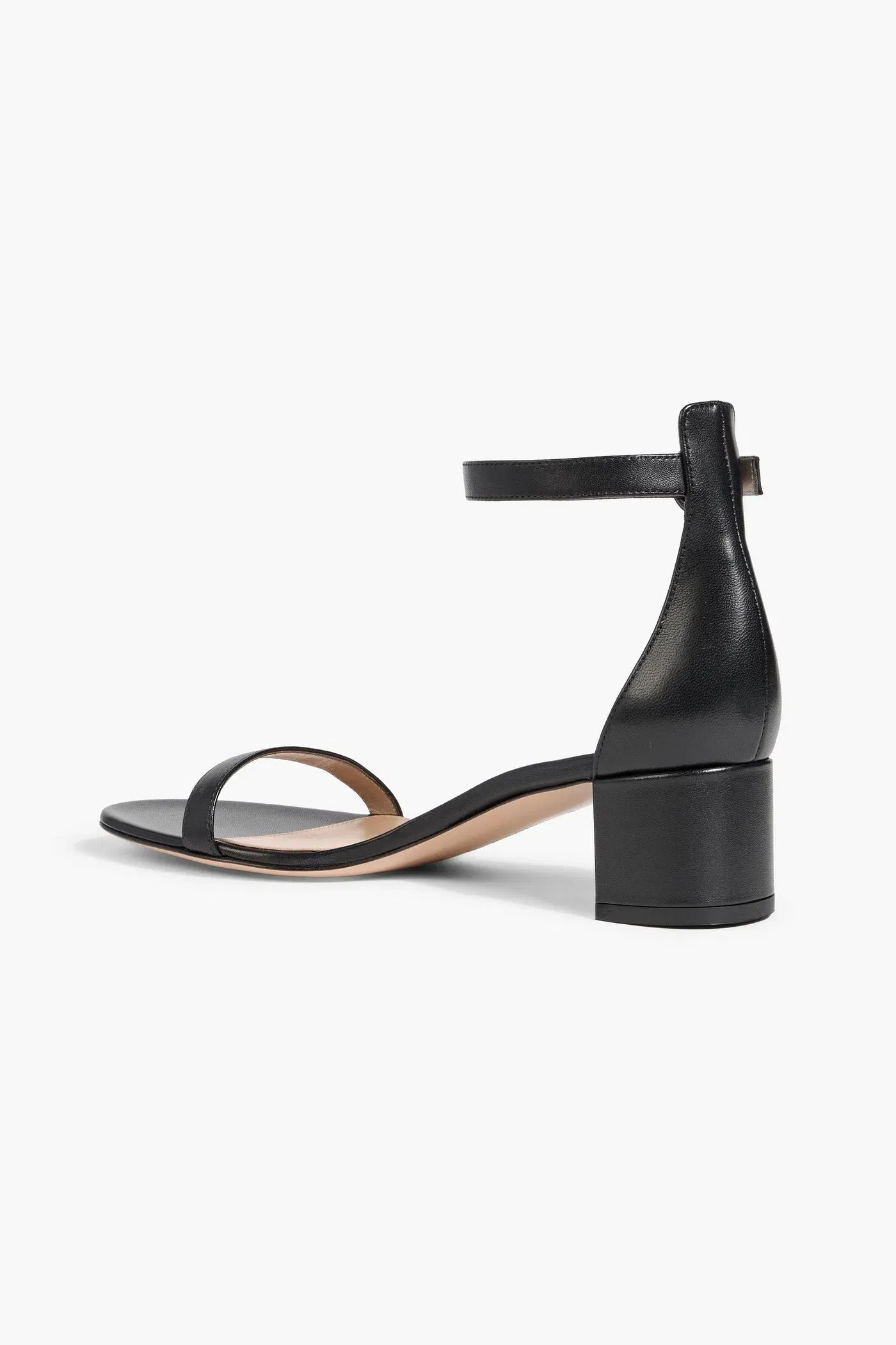 Gianvito Rossi Gaeta 45 Leather Sandals Black Women's