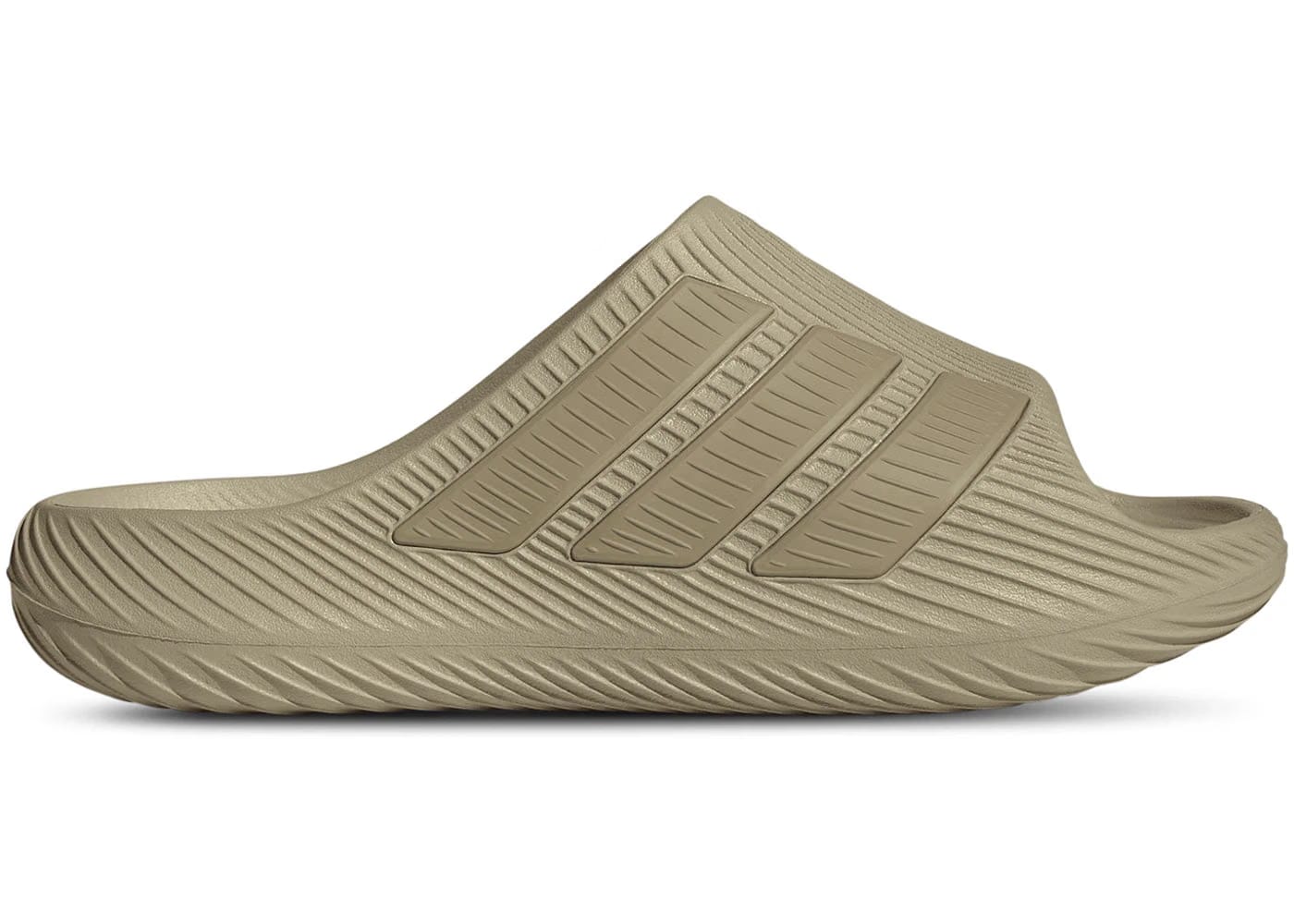 Adidas Purechill Slides Khaki Three / Gold Rw / Gold Rw