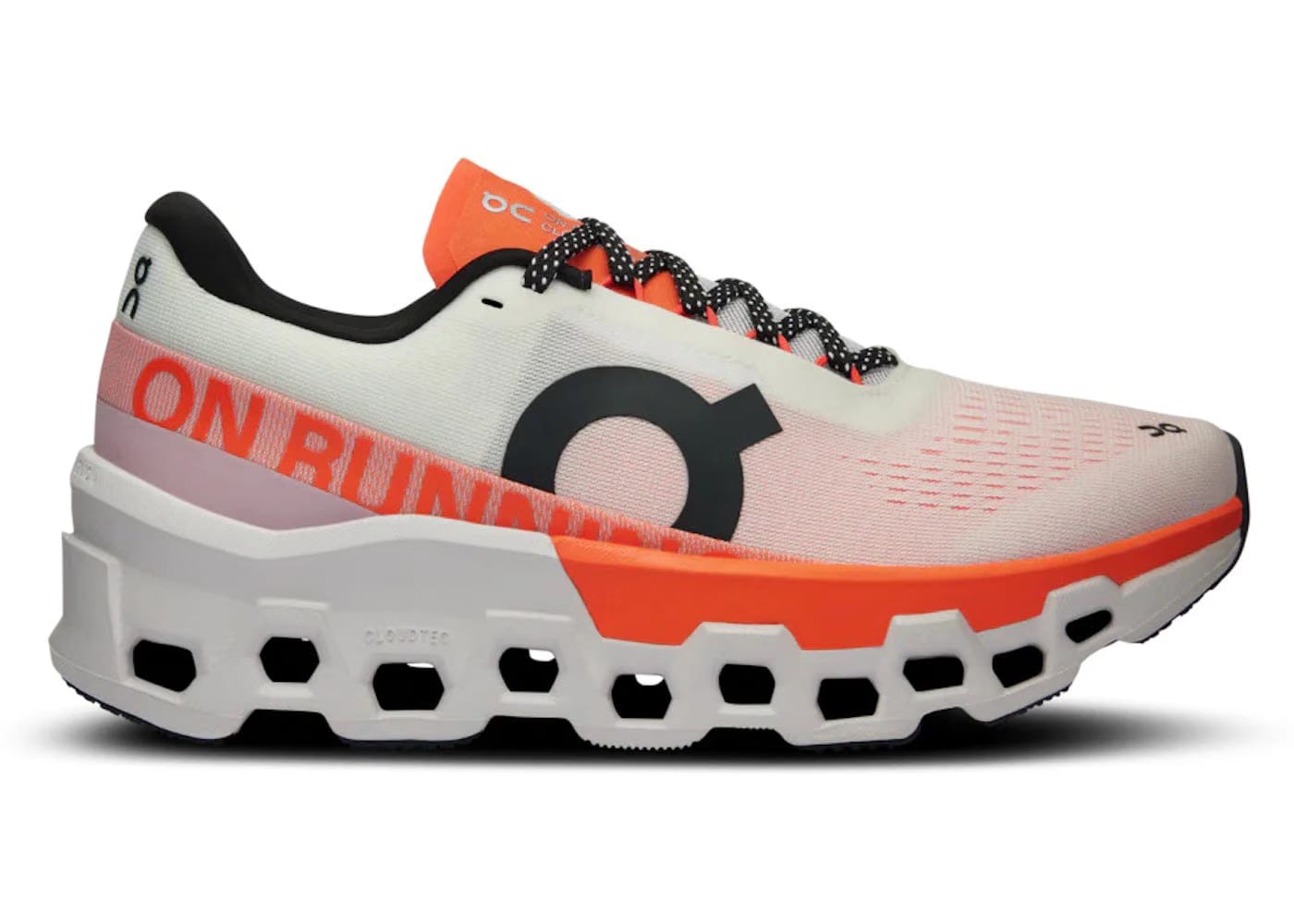 On Running Cloudmonster 2 White Flame Womens