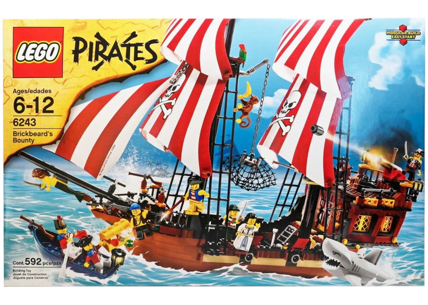Lego Pirates Brickbeards Bounty Set 6243