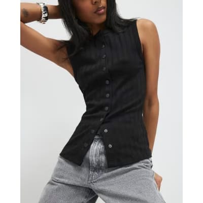 Black Popper Tank Top