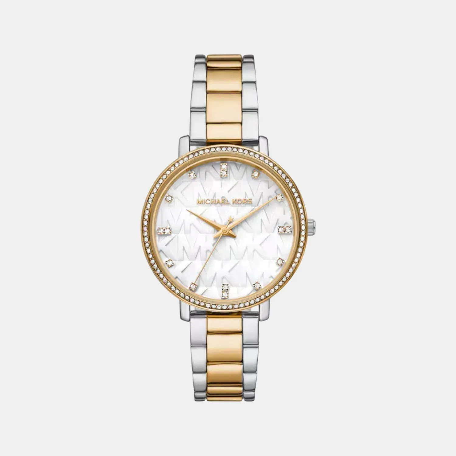 Michael Kors Pyper Women Quartz White Dial Analog Stainless Steel Watch Mk4918