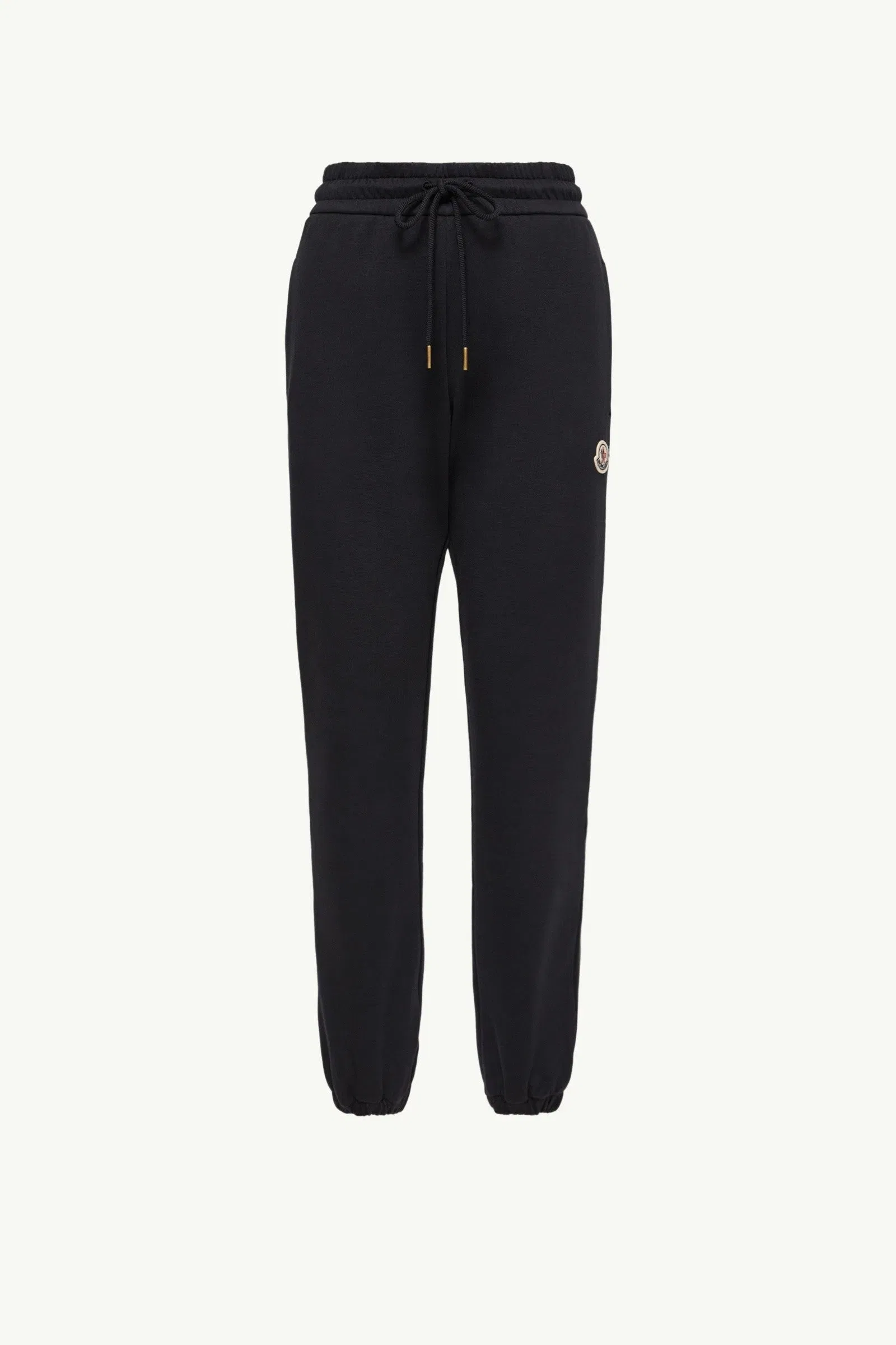 Moncler Logo Cotton Blend Fleece Sweatpants Dark Blue Dark Blue