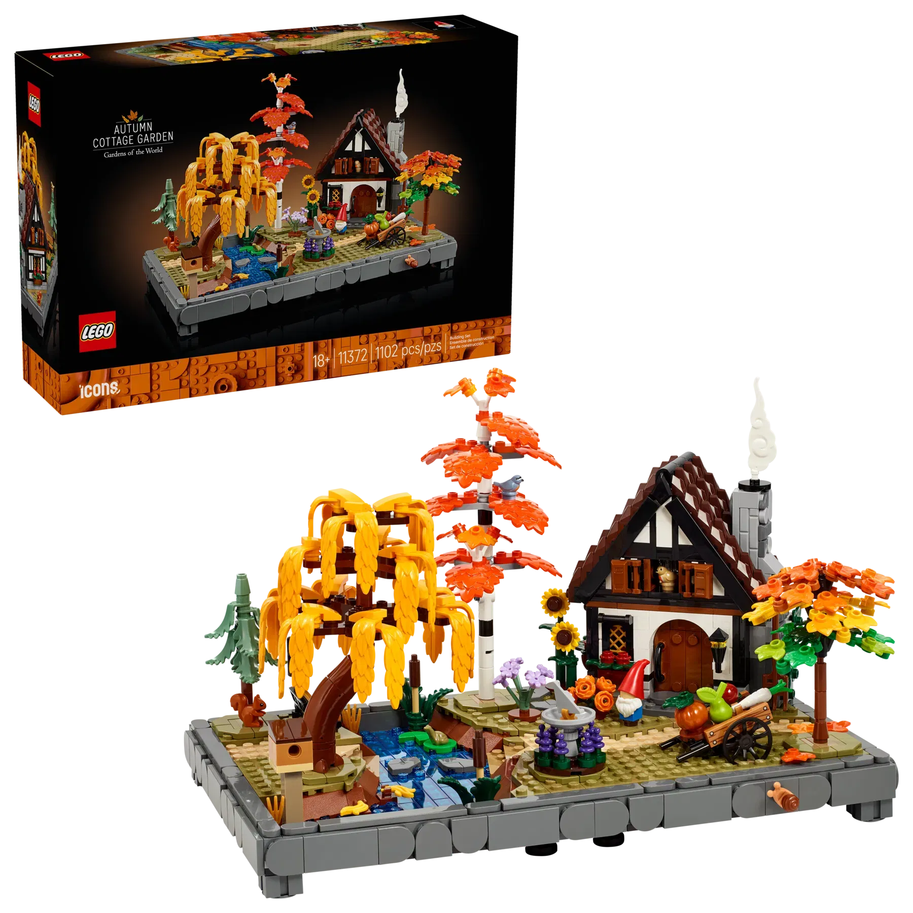 Lego Autumn Cottage Garden