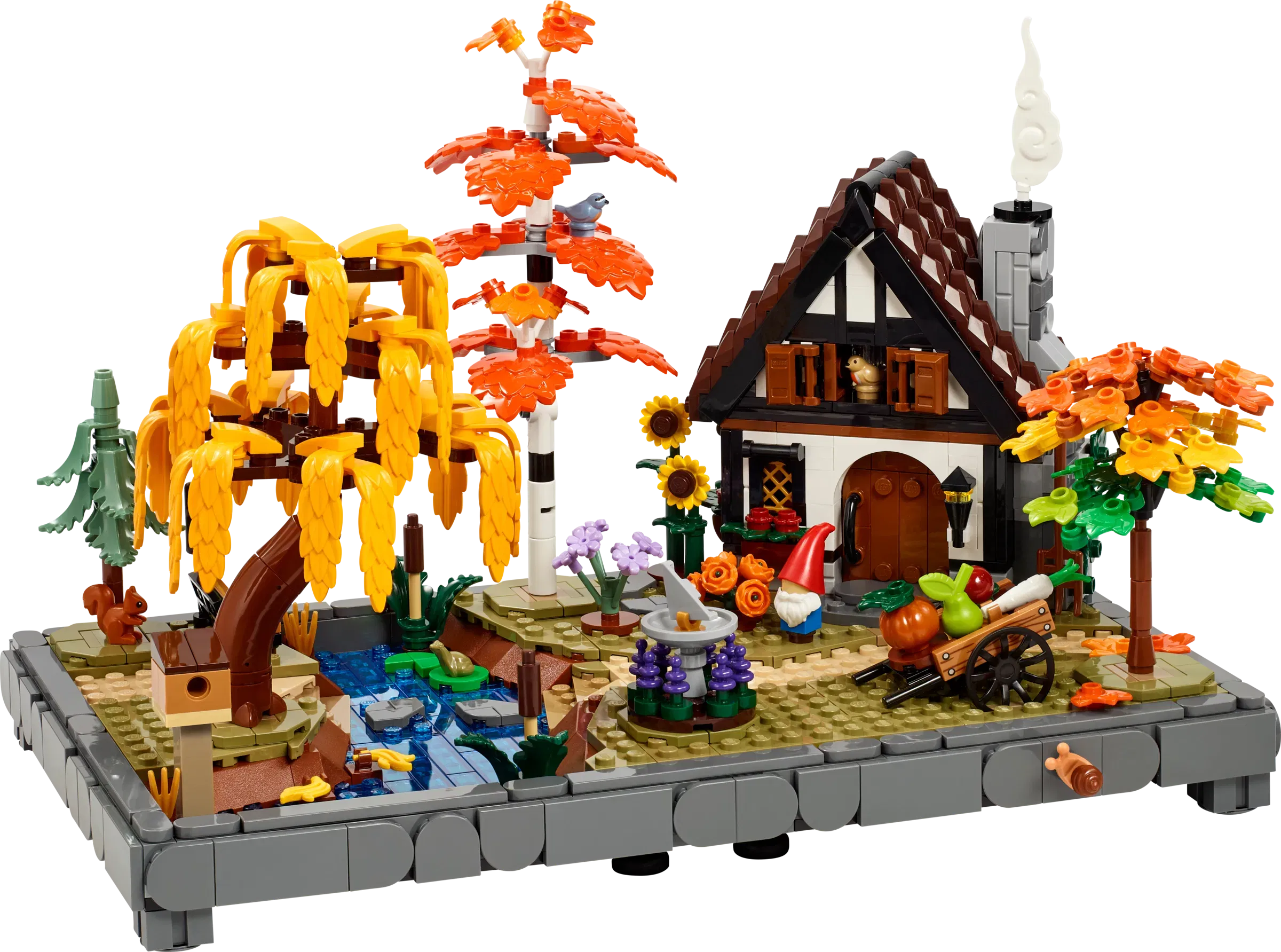 Lego Autumn Cottage Garden