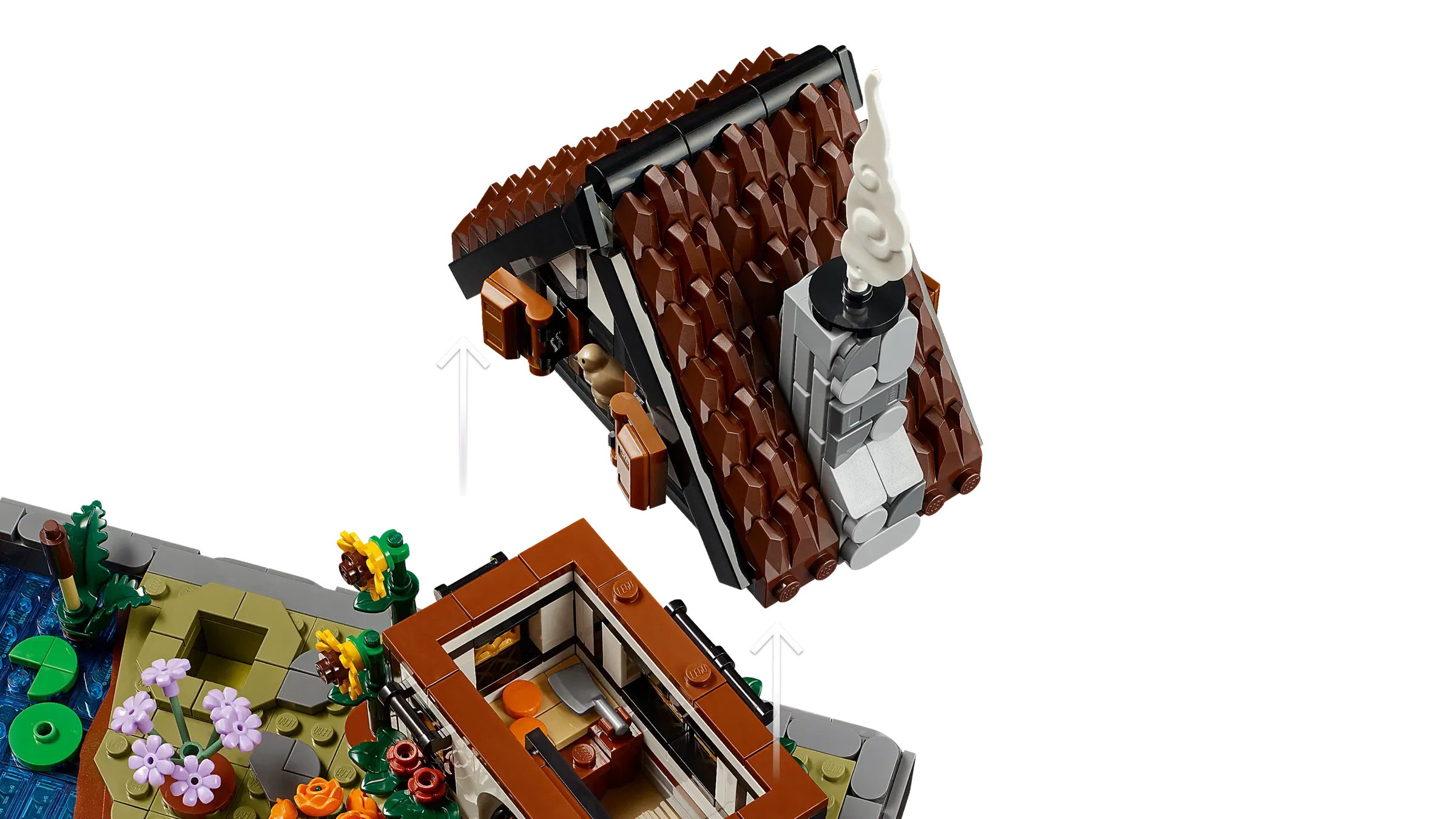 Lego Autumn Cottage Garden