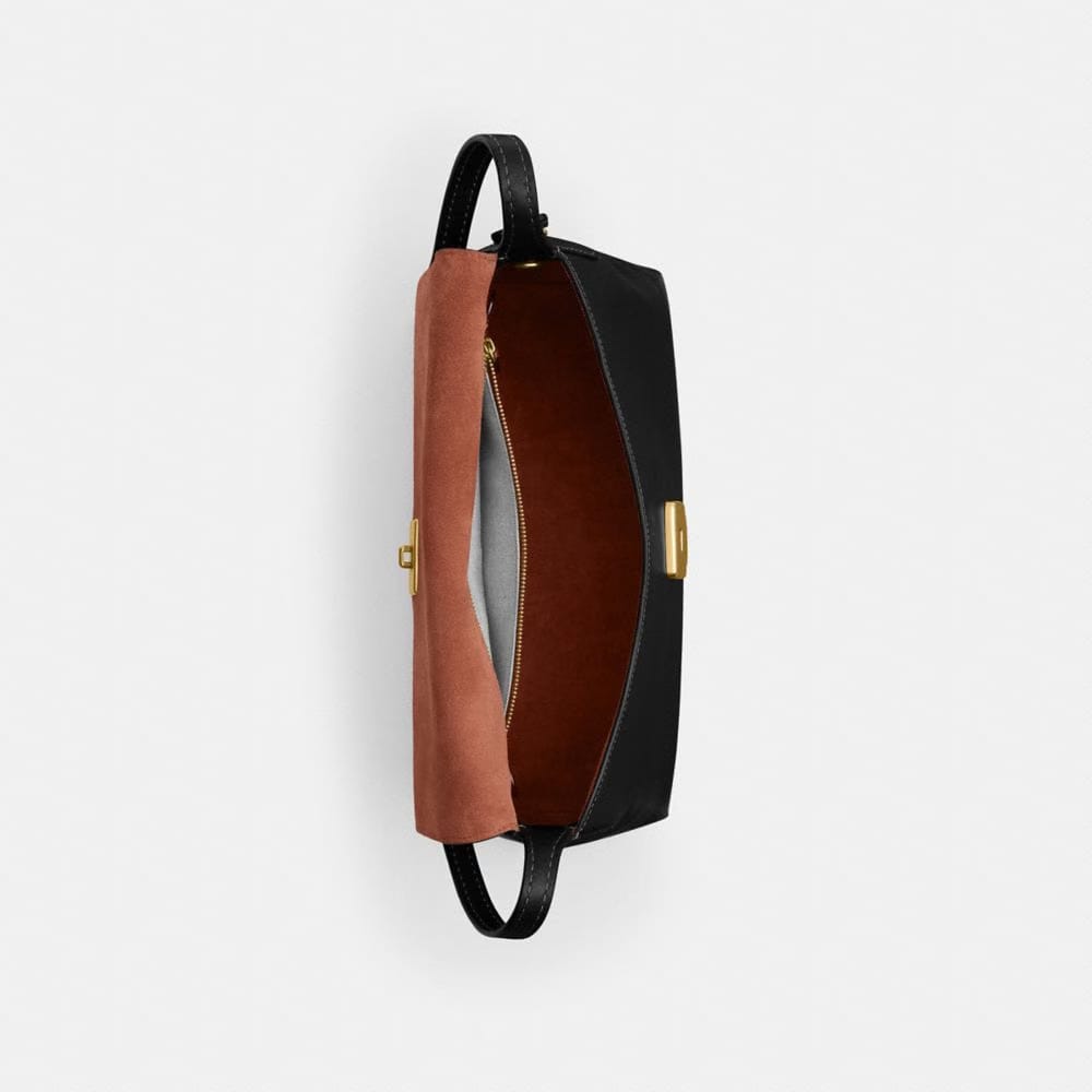 Coach Chelsea Shoulder Bag 30 Brass Black