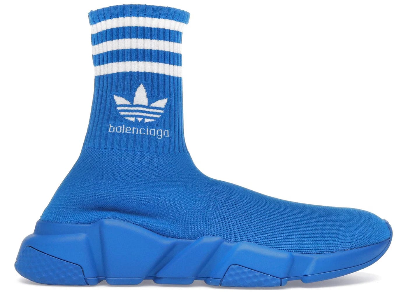 Balenciaga X Adidas Speed Trainer Blue White Womens