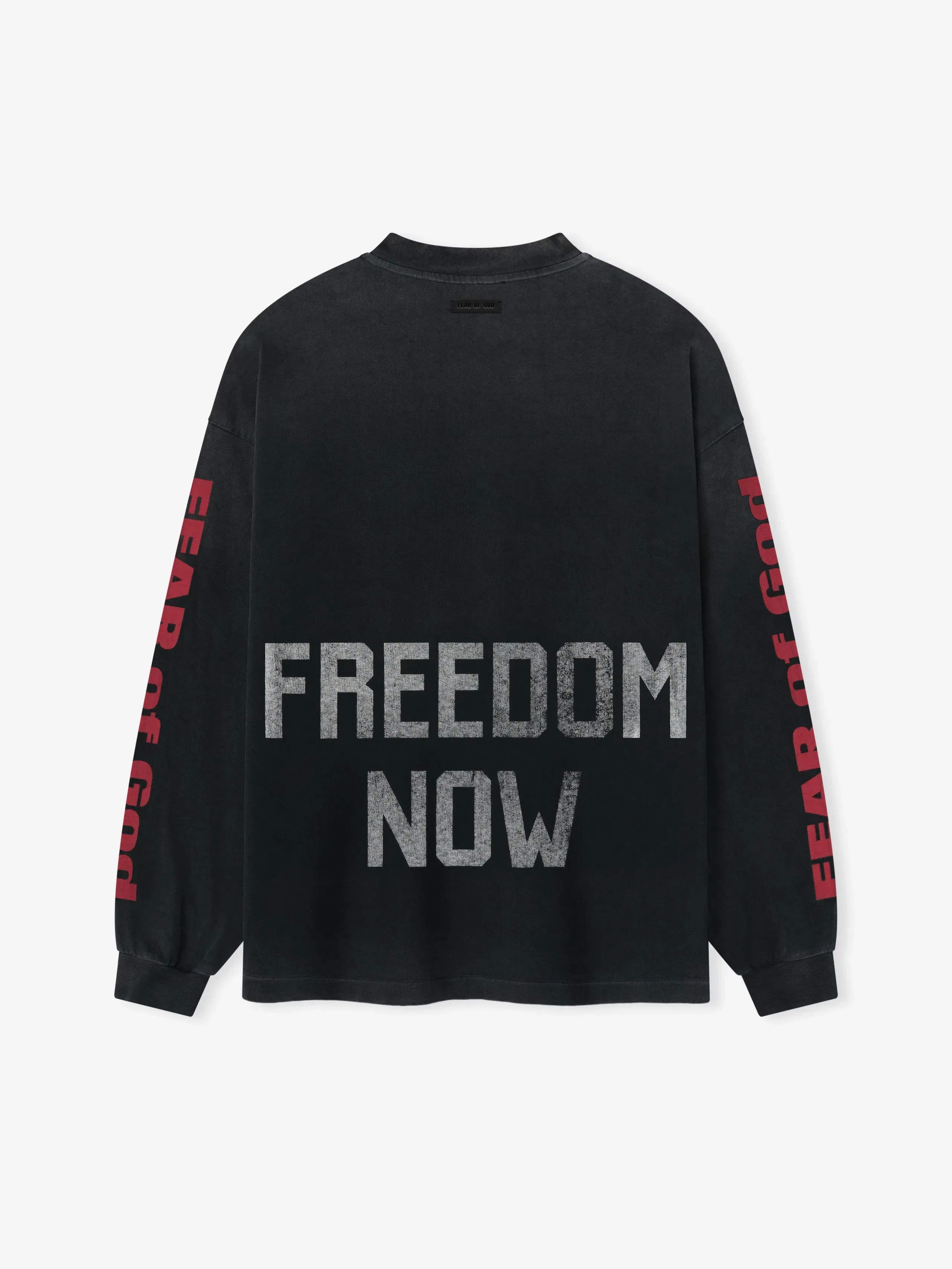 Essentials Freedom Relaxed Long Sleeve Tee Black