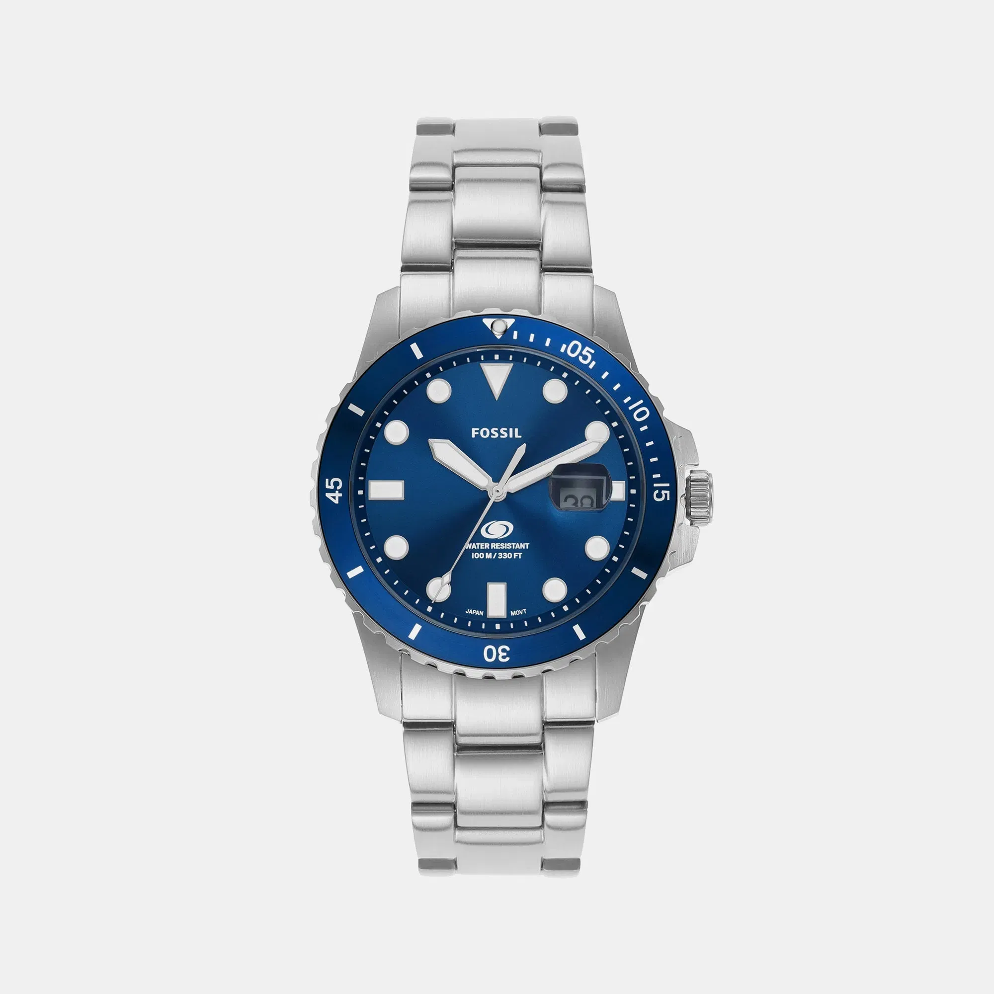 Fossil Fossil Blue Dive Men Quartz Blue Dial Analog Stainless Steel Watch Fs6029