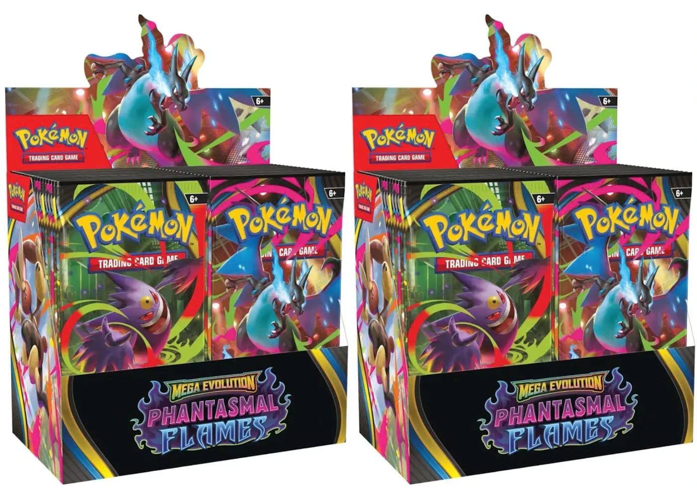 2025 Pokemon Mega Evolution Phantasmal Flames Booster Box 2X Lot