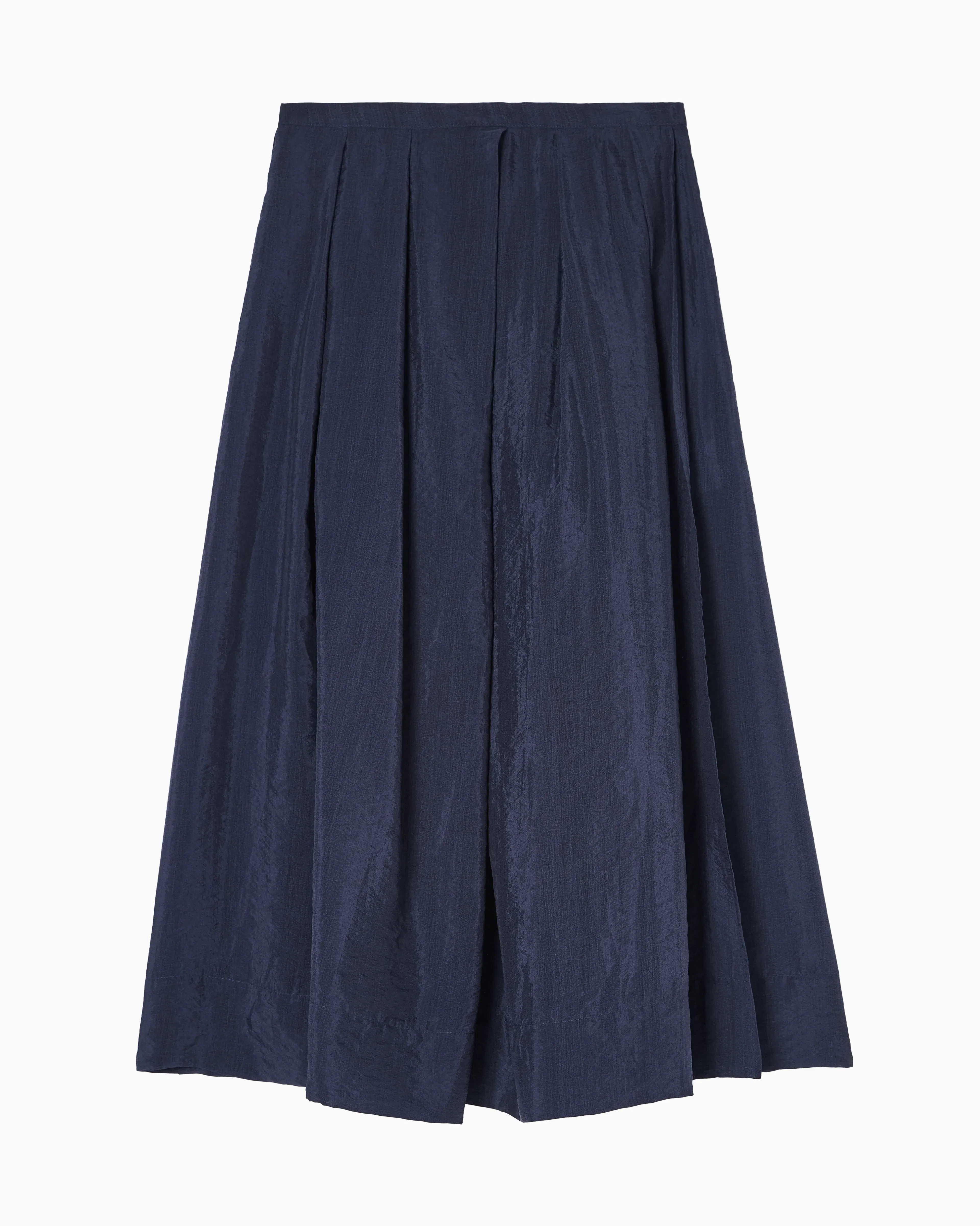 Emporio Armani Technical crepon skirt