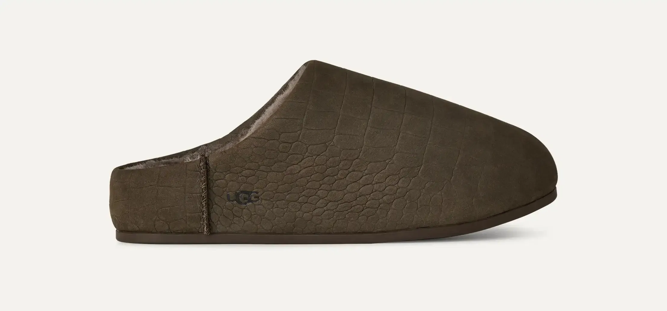 Ugg Elea Embossed Slip-On Dense Smoke
