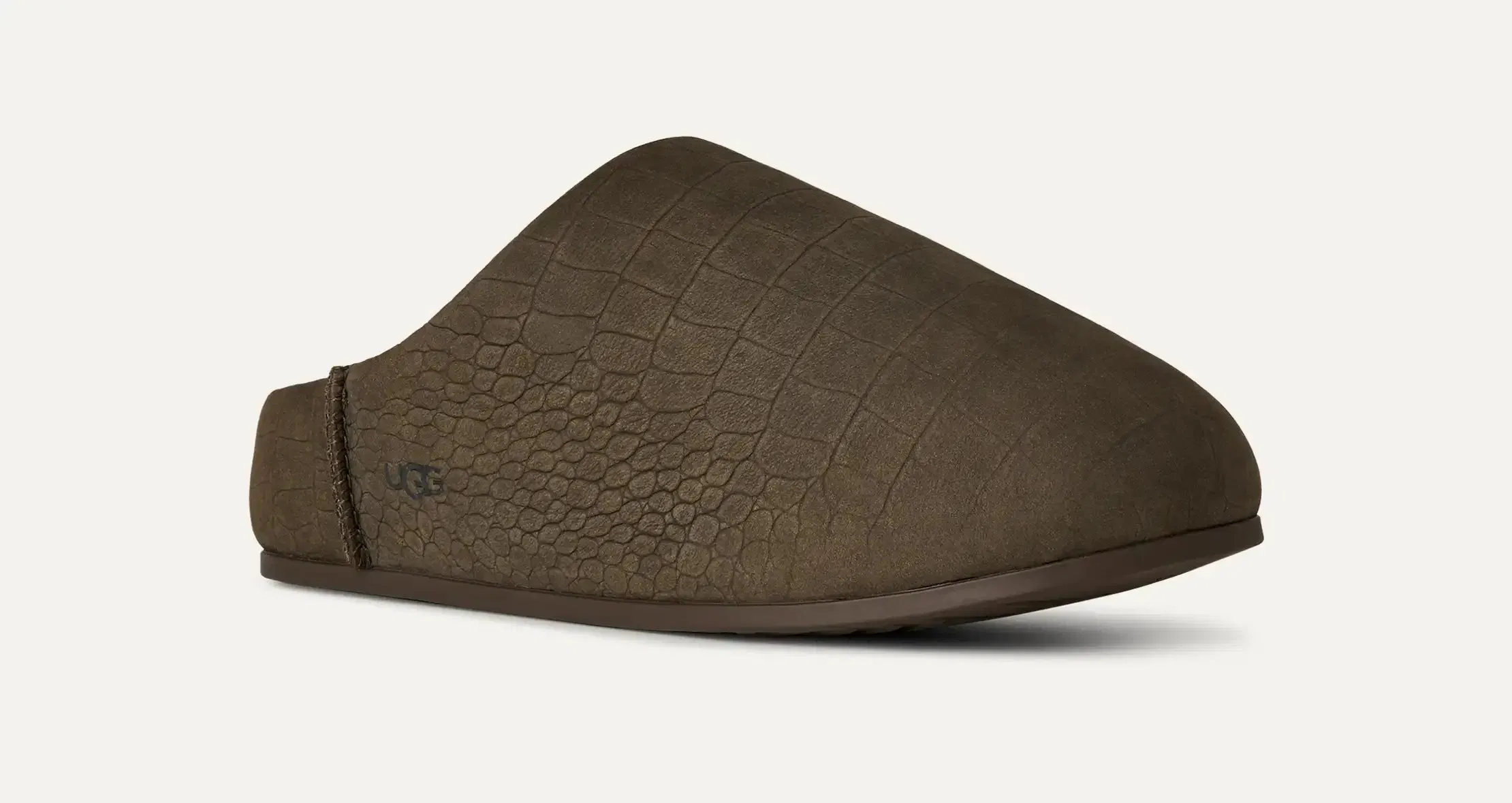 Ugg Elea Embossed Slip-On Dense Smoke