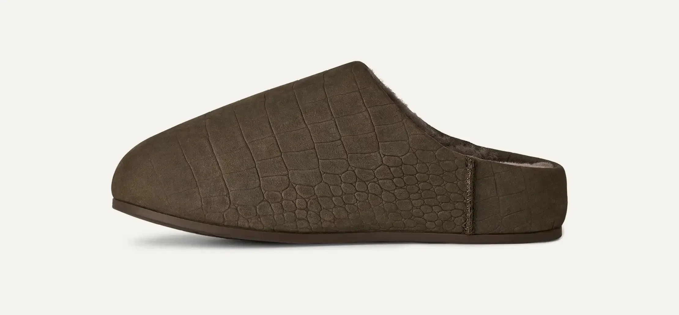 Ugg Elea Embossed Slip-On Dense Smoke