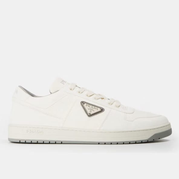 PRADA Men's Downtown Low-Top Trainers 'Ivory'