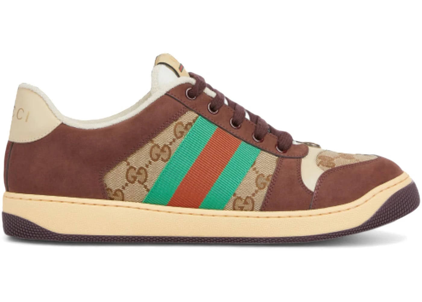 Gucci Screener Beige Dark Brown Gg Canvas