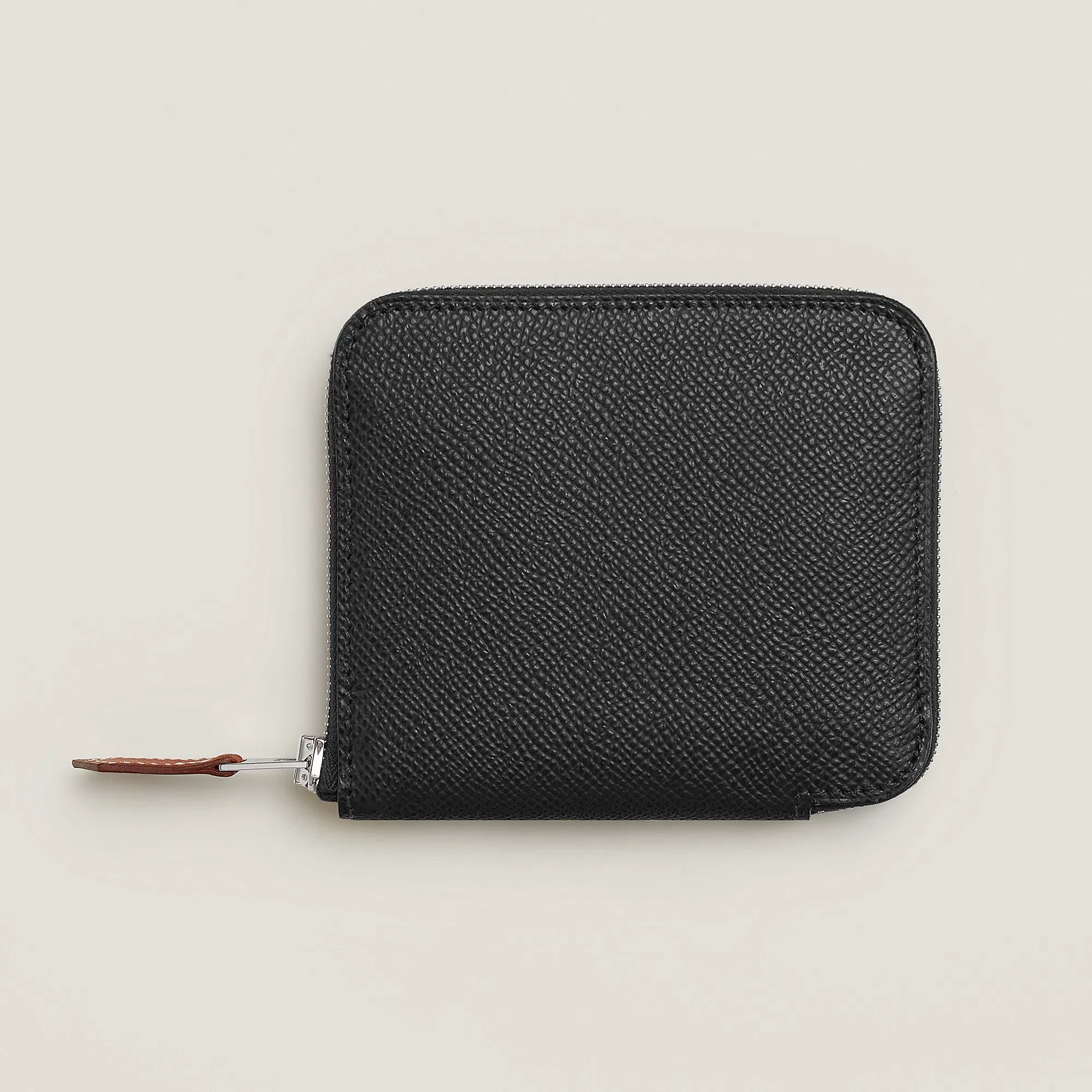 Hermes Silk'In Compact Wallet Noir
