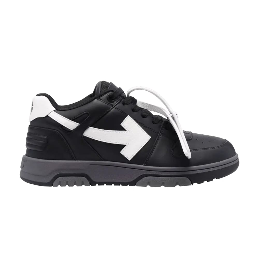 OFF-WHITE Out Of Office OOO Low Tops Black Grey SS22