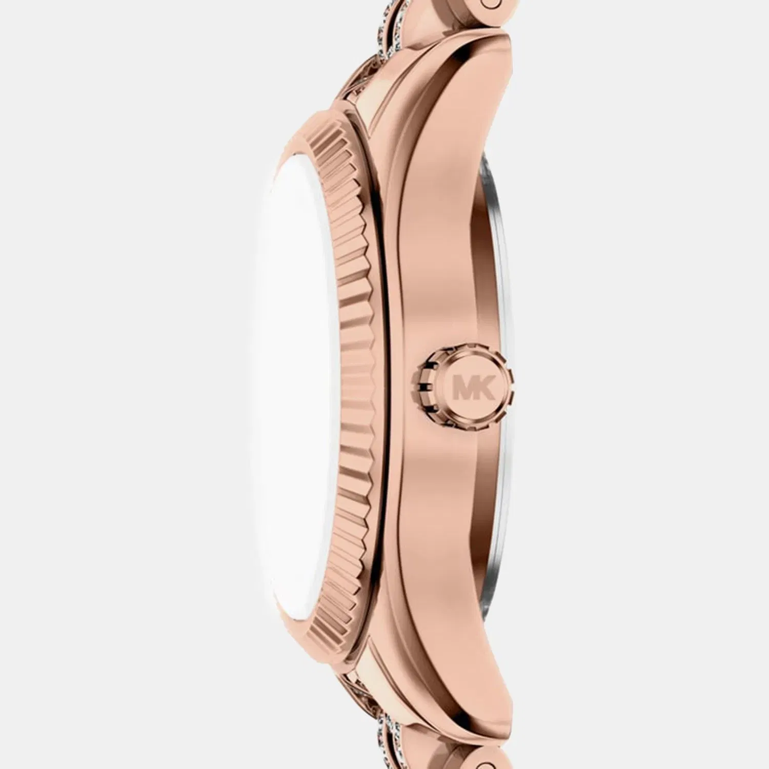 Michael Kors Lexington Women Quartz Rose Gold Dial Analog Stainless Steel Watch Mk7576