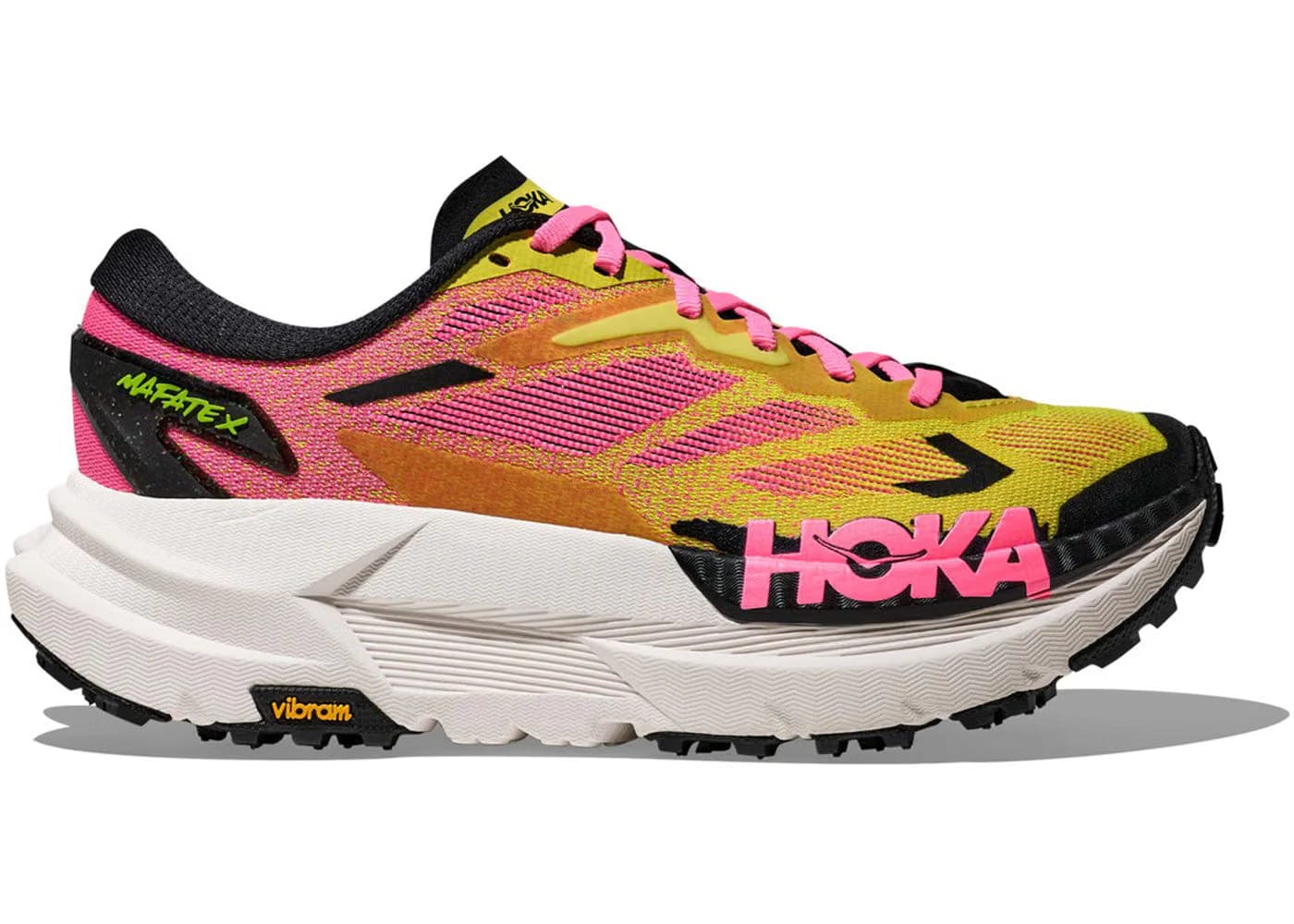 Hoka One One Mafate X Neon Hoka Citrus Neon Rose Womens