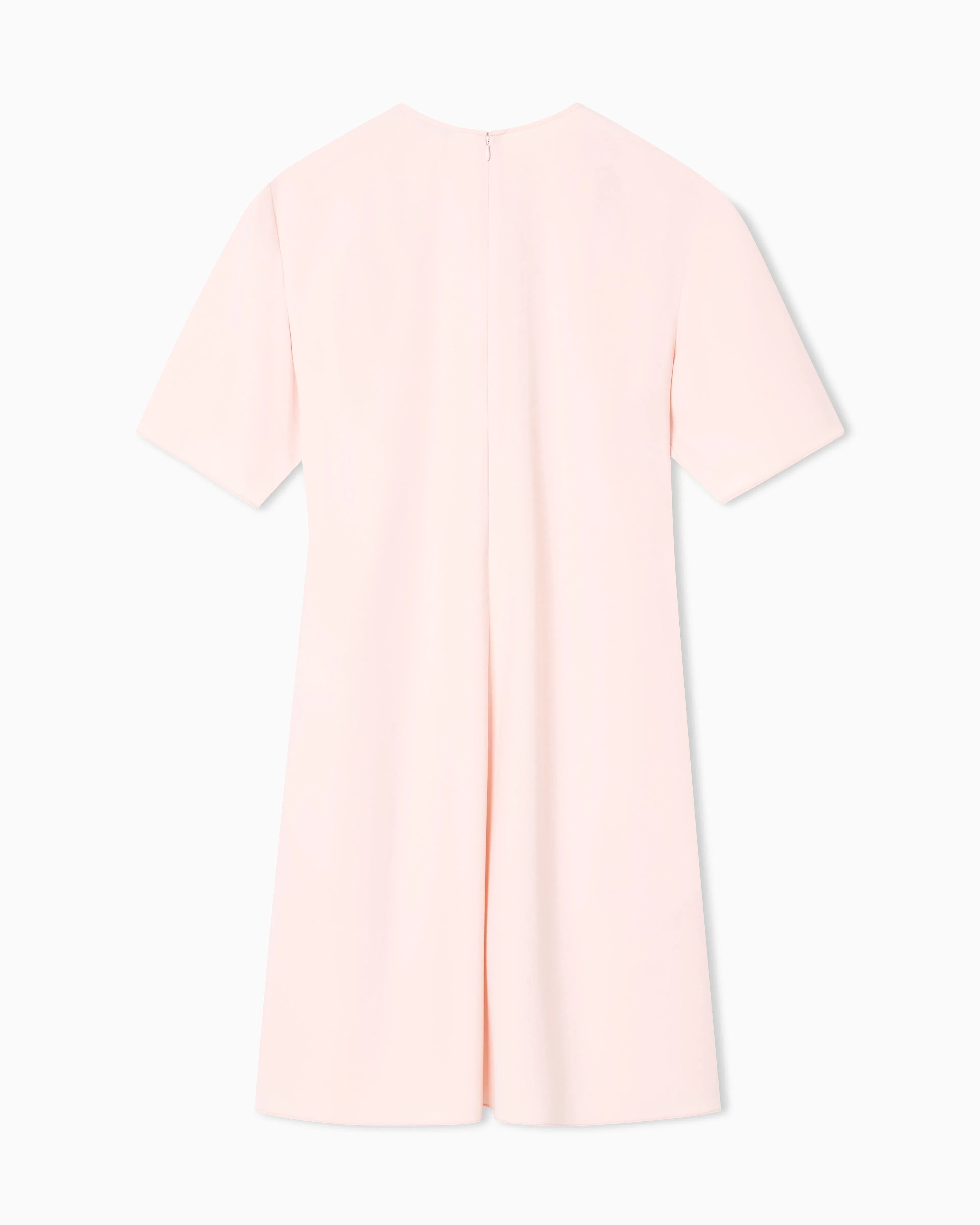 Emporio Armani Technical cady dress with front box pleat