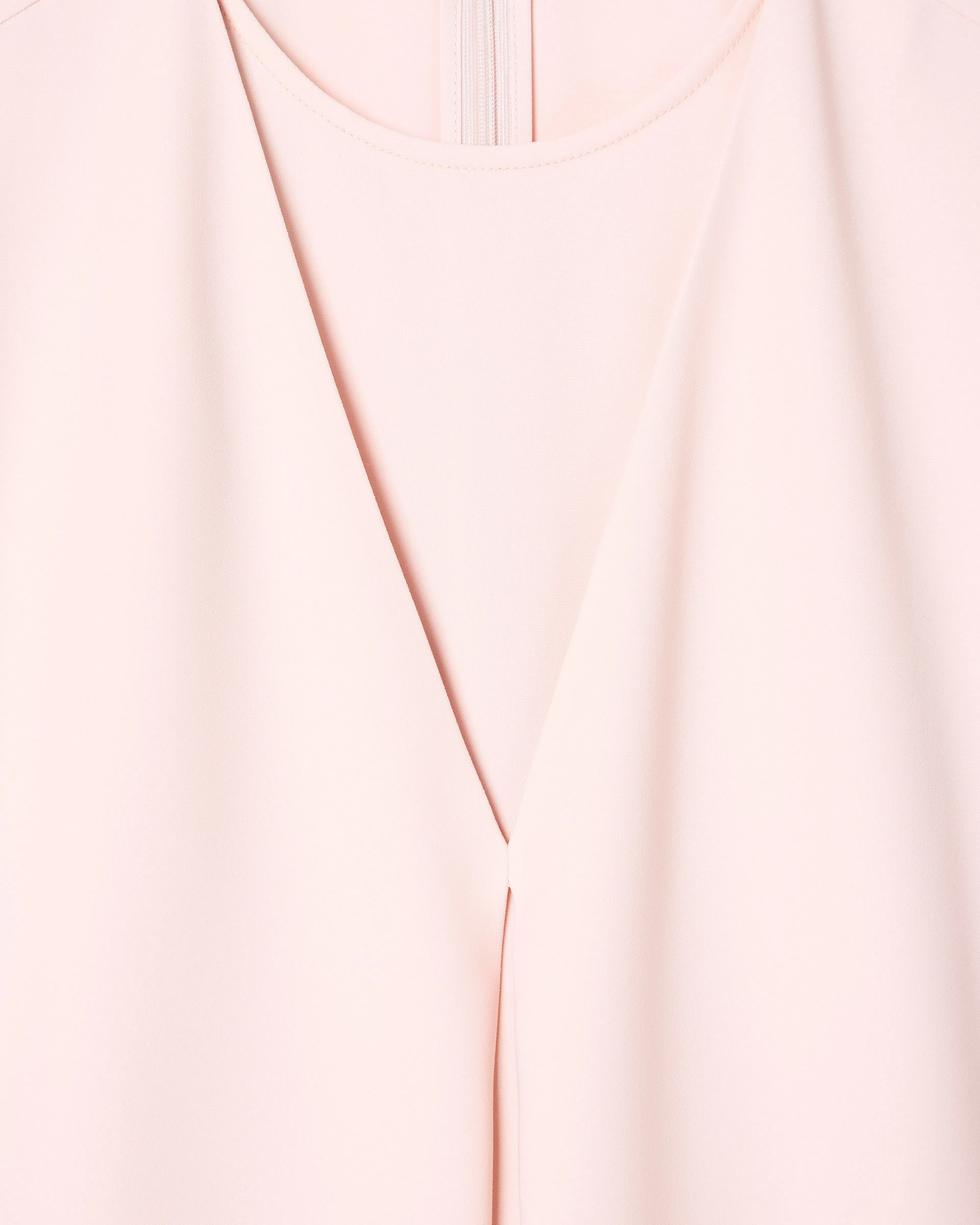 Emporio Armani Technical cady dress with front box pleat