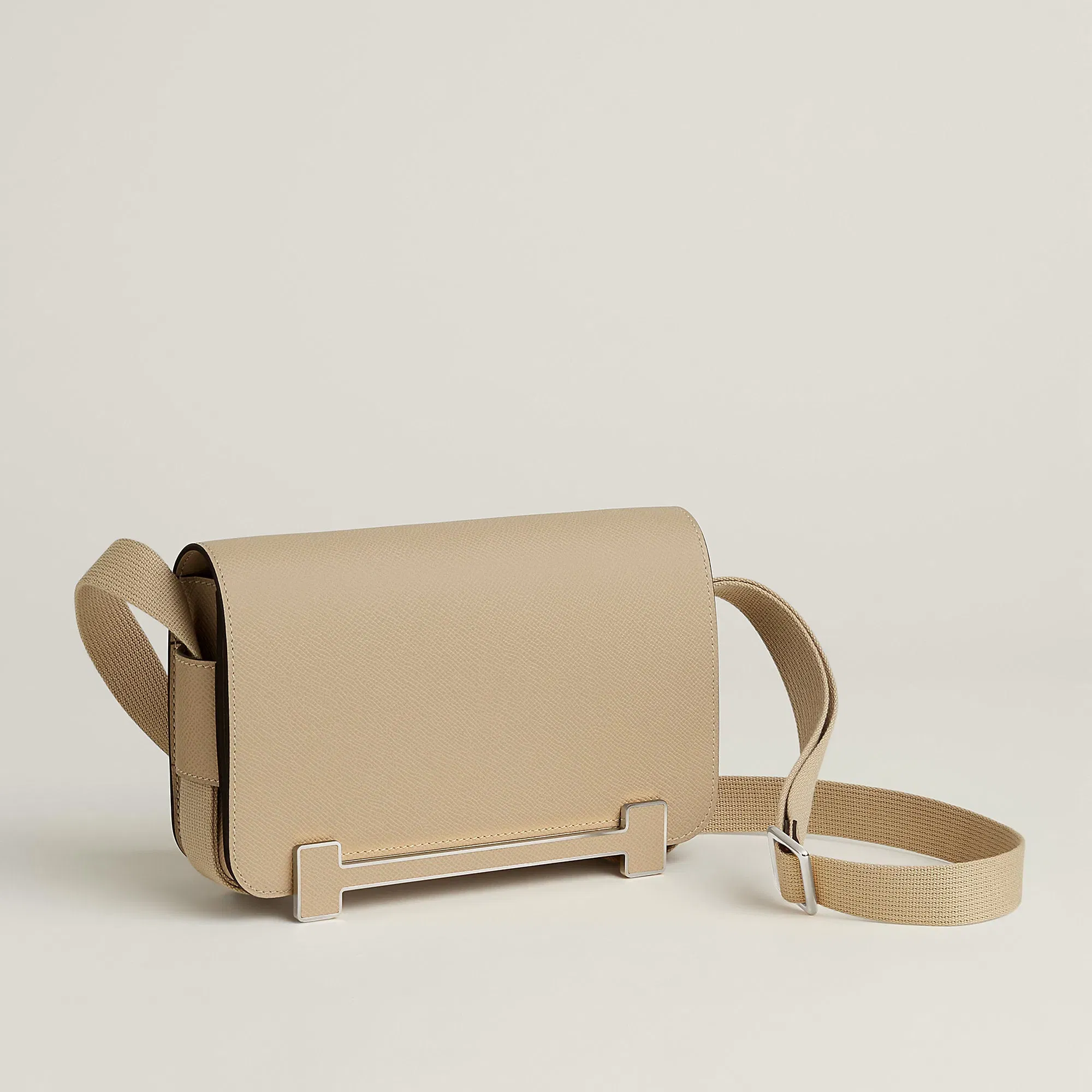 Hermes Herms Geta Slim Bag Toupe