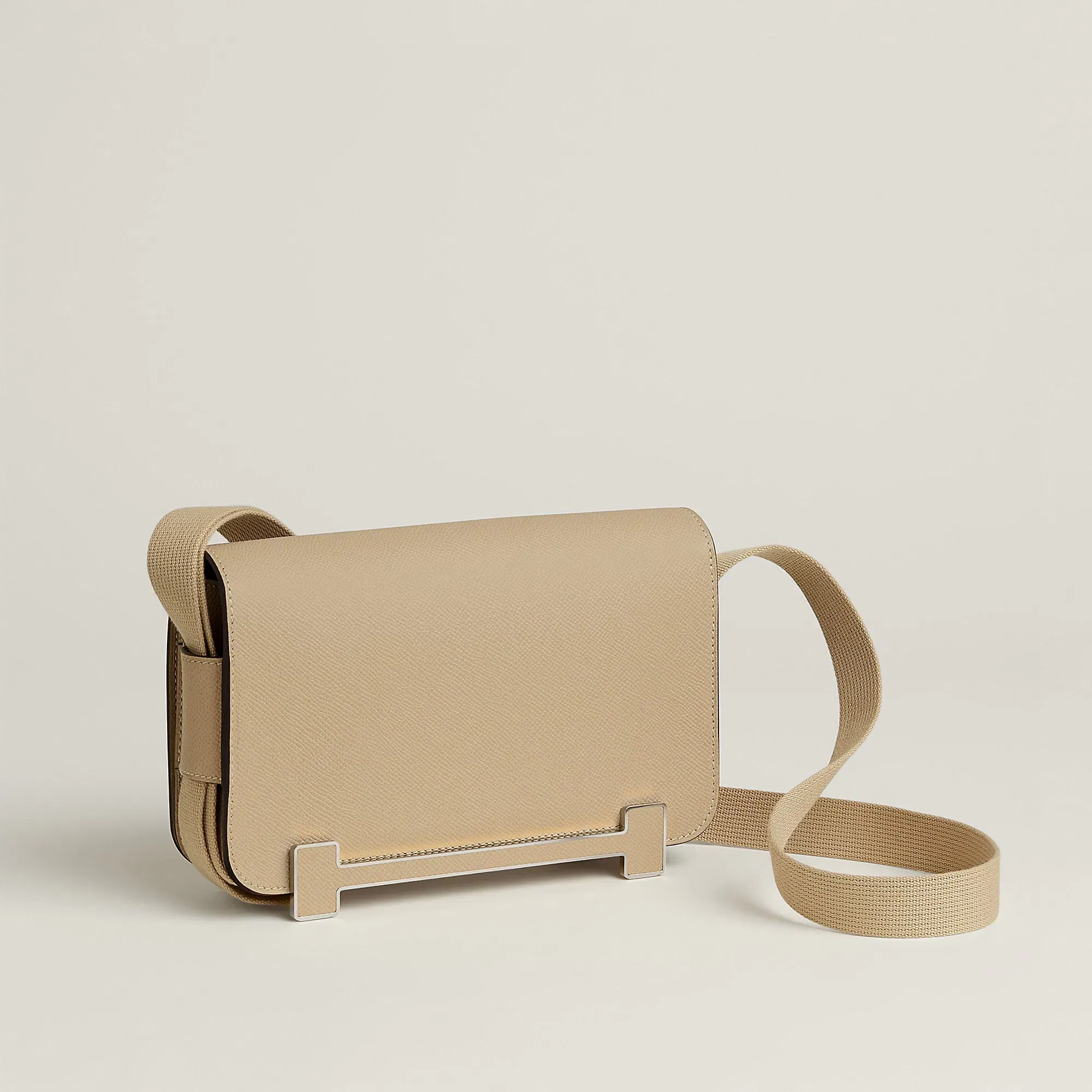 Hermes Herms Geta Slim Bag Toupe