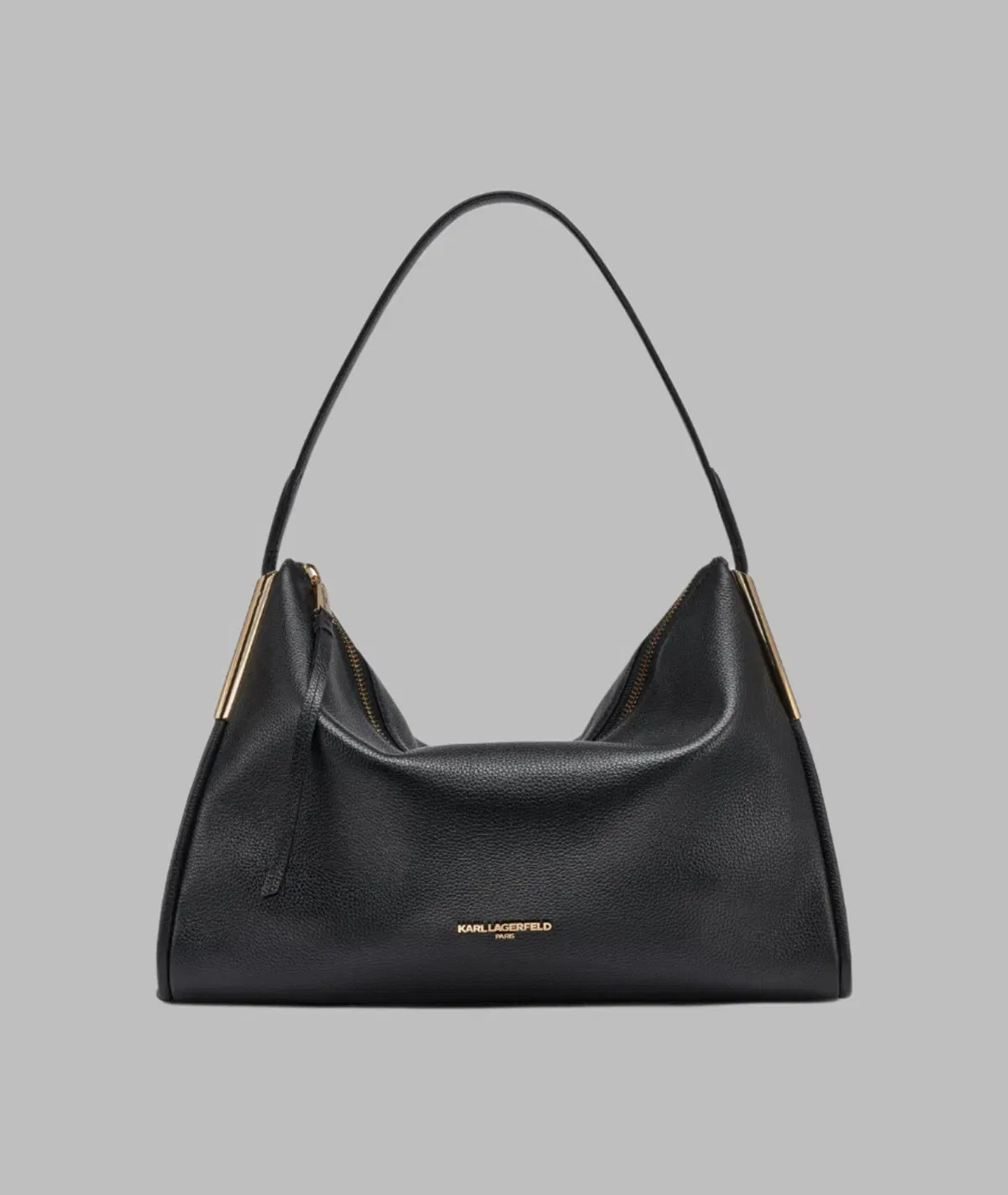 KarlLagerfeld Valerie leather shoulder bag black