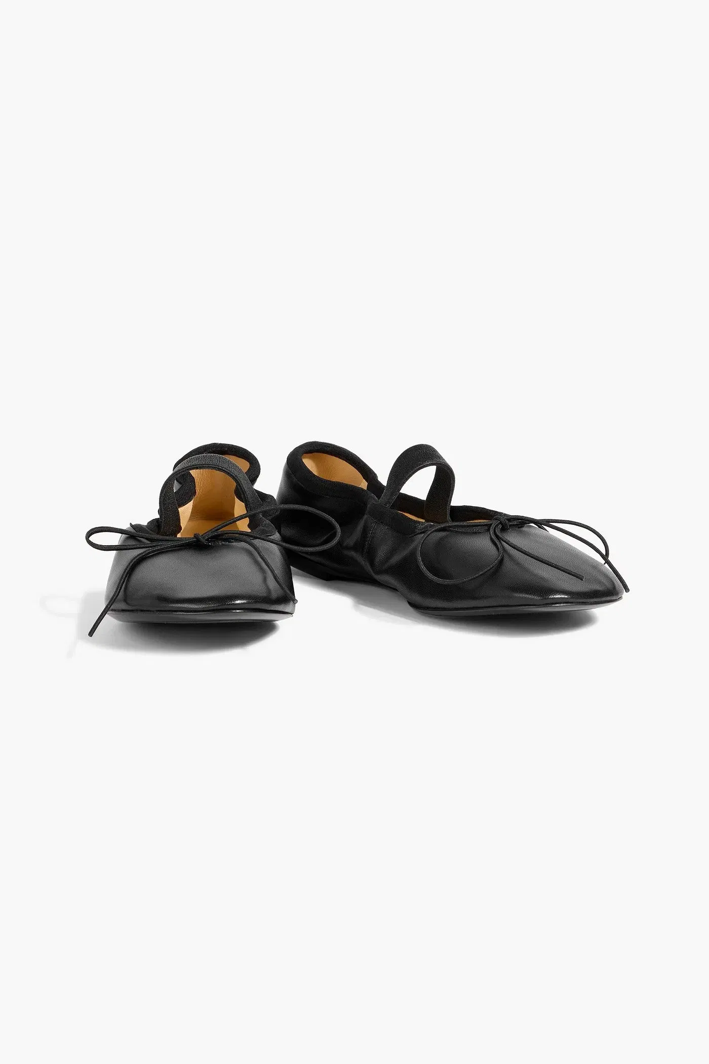 Proenza Schouler Glove Leather Mary Jane Flats Black Women's