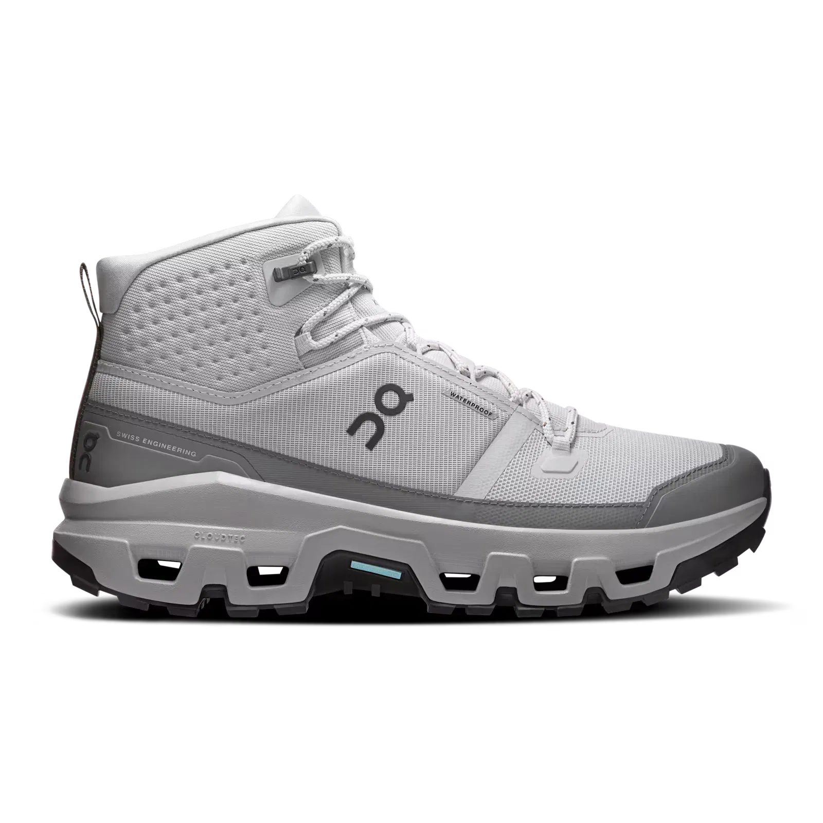ON Running Cloudrock Mid Waterproof Glacier Alloy