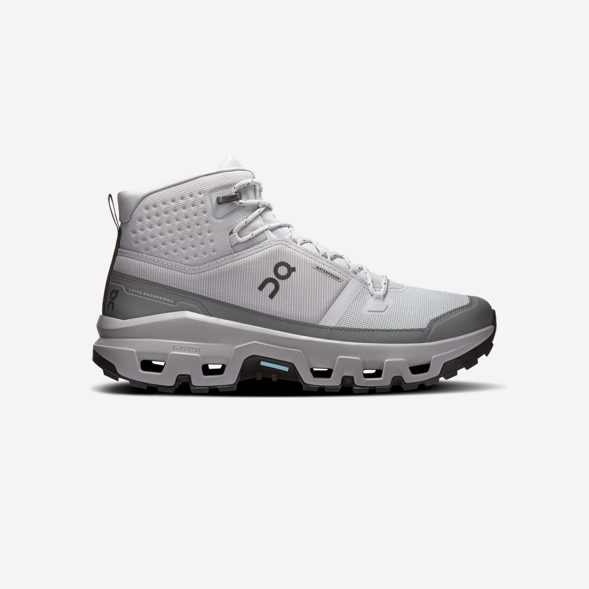 ON Running Cloudrock Mid Waterproof Glacier Alloy