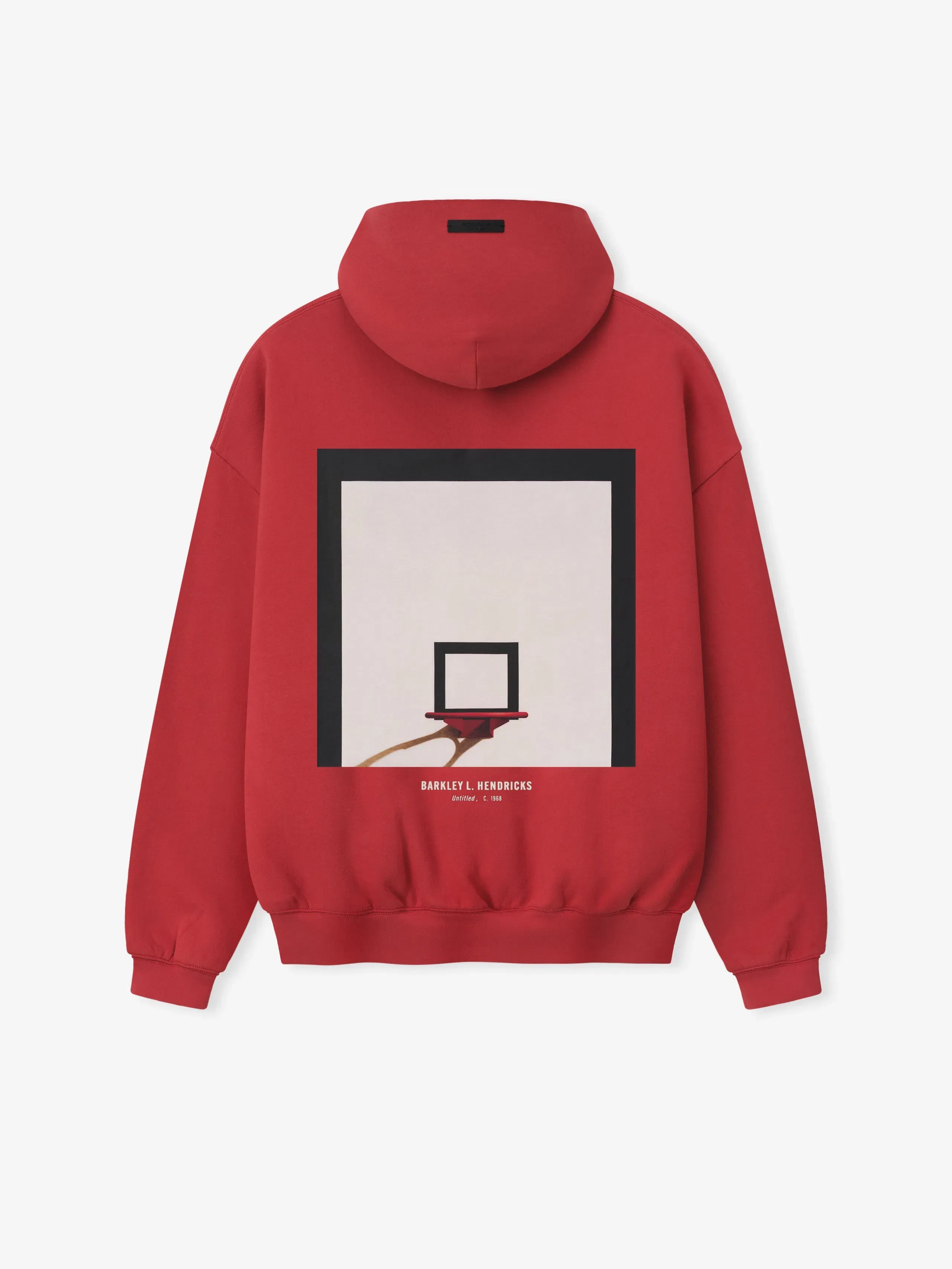 Essentials Sixers X Barkley Hendricks 90S Hoodie Faded Garnet