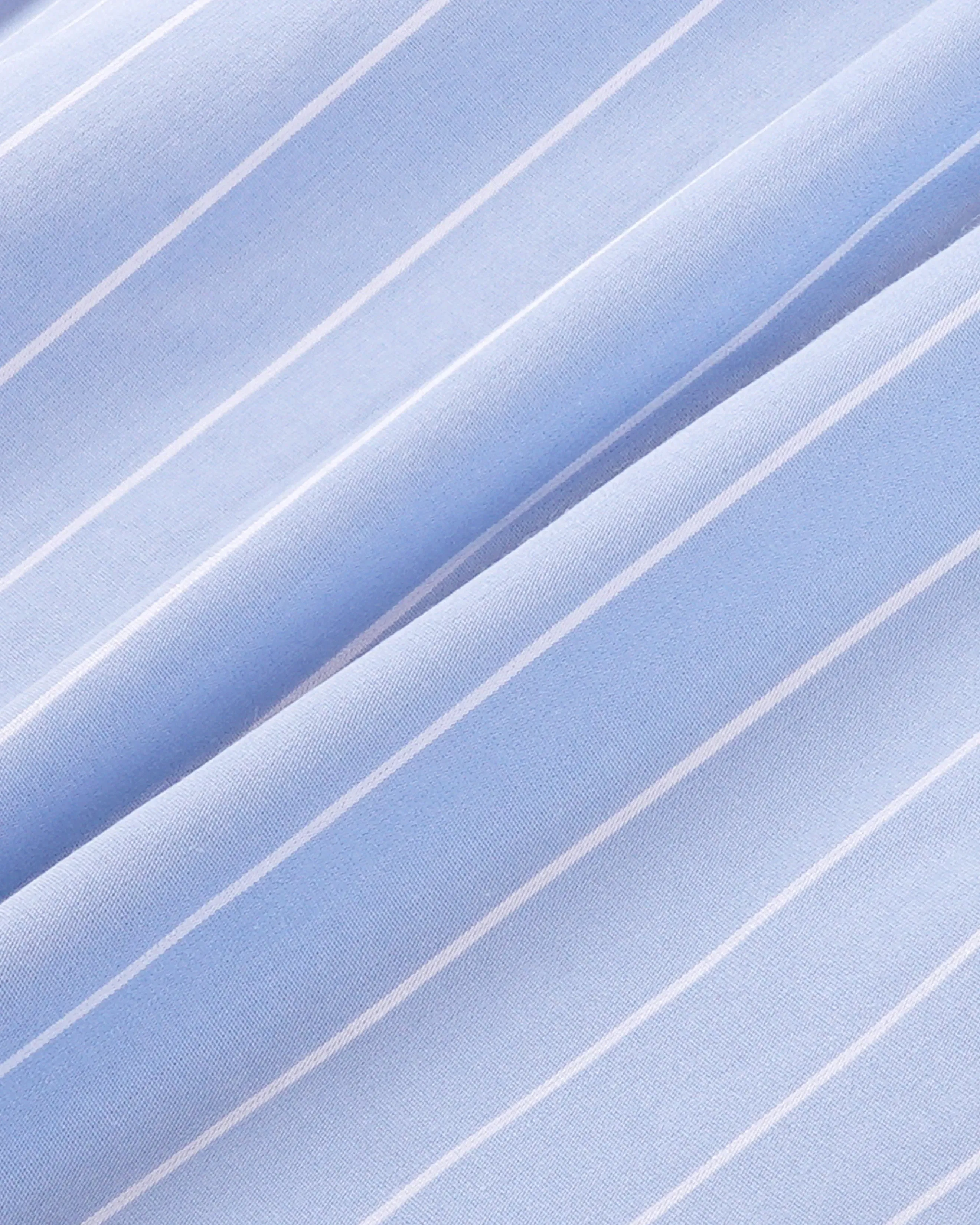SRC Oversized Shirt - Blue Stripe