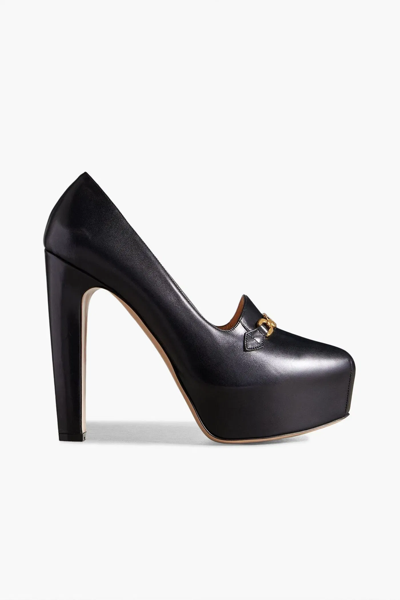 Tom Ford Embellished Leather Platform Pumps Black Women's