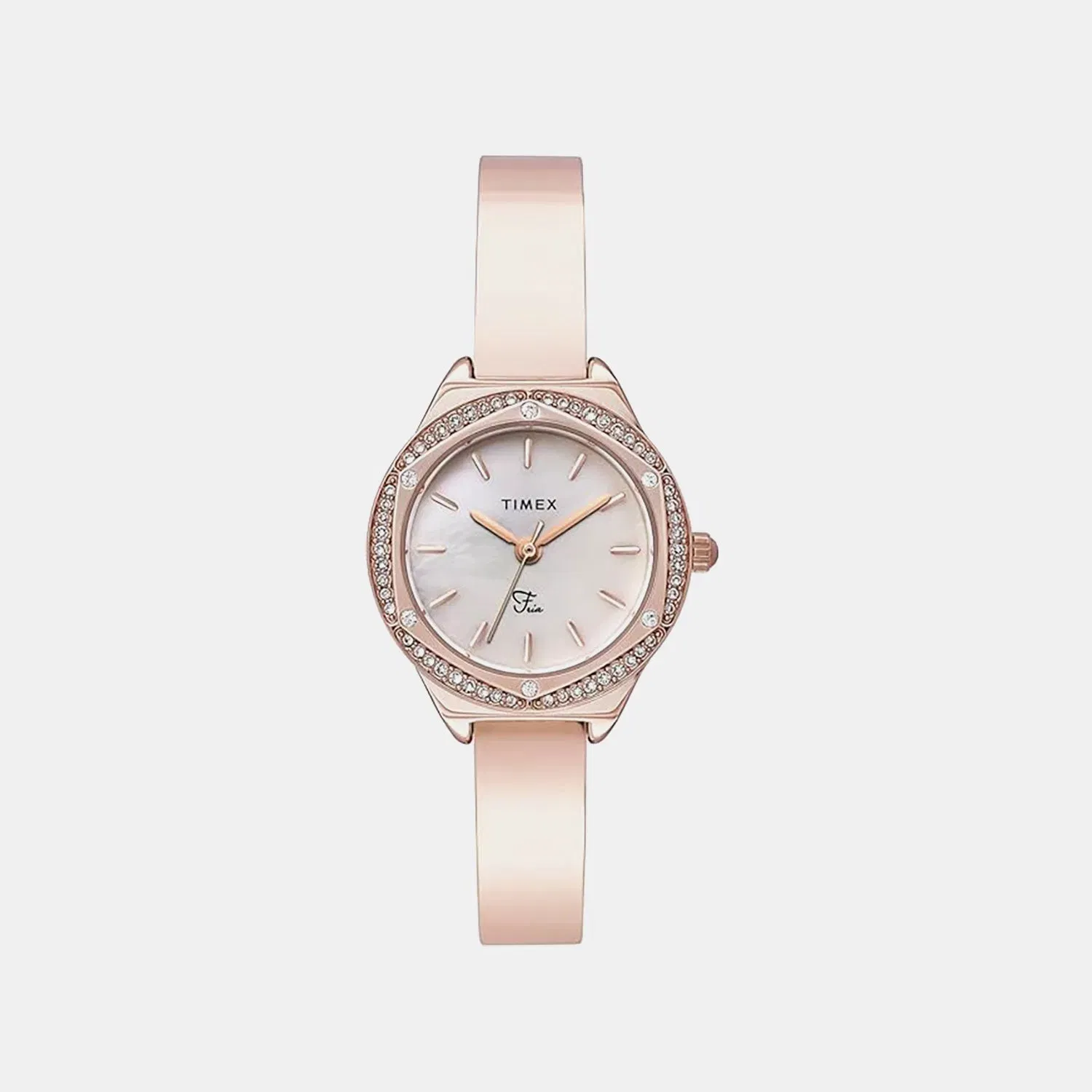 Timex Fria Women Quartz Dial Analog Brass Watch Twel24201