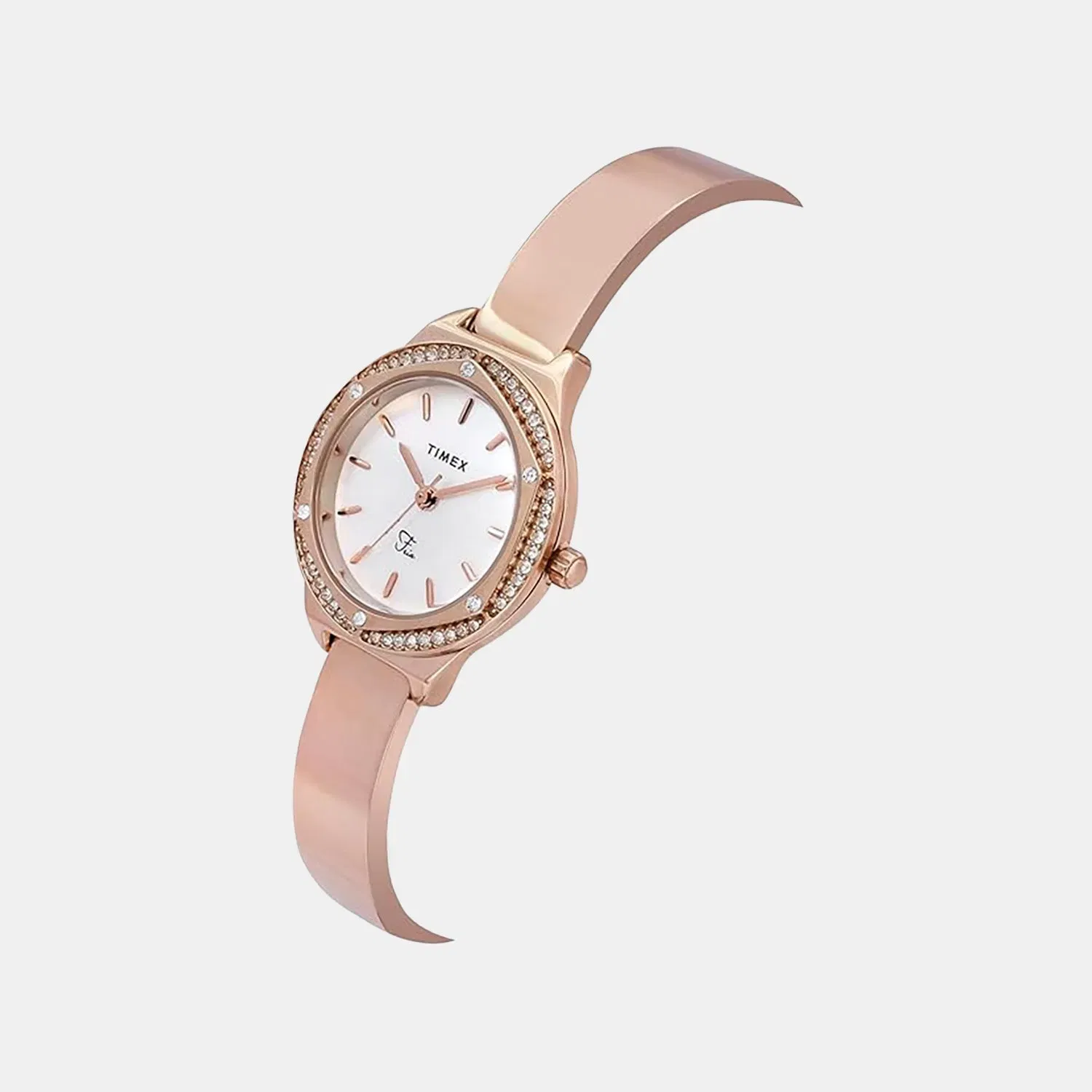 Timex Fria Women Quartz Dial Analog Brass Watch Twel24201