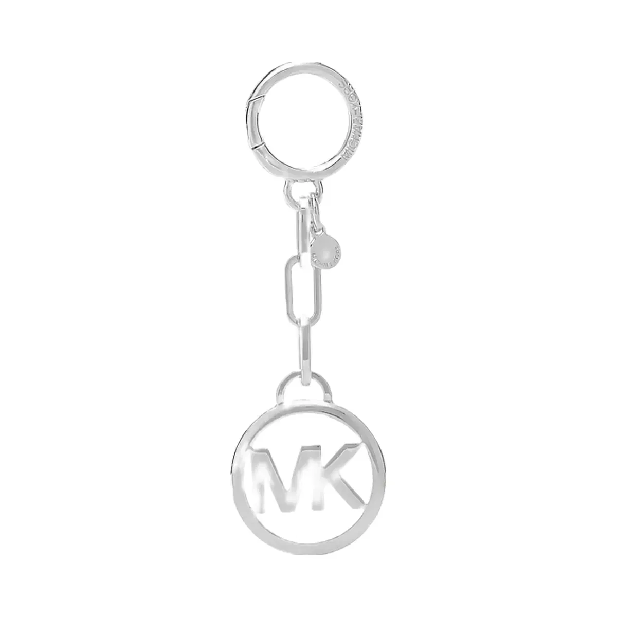 Michael Kors Jet Set Logo Bag Charm Sh Rhodium