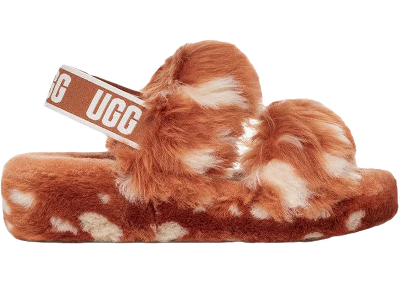 Ugg Oh Yeah Slide Natural Spots Womens